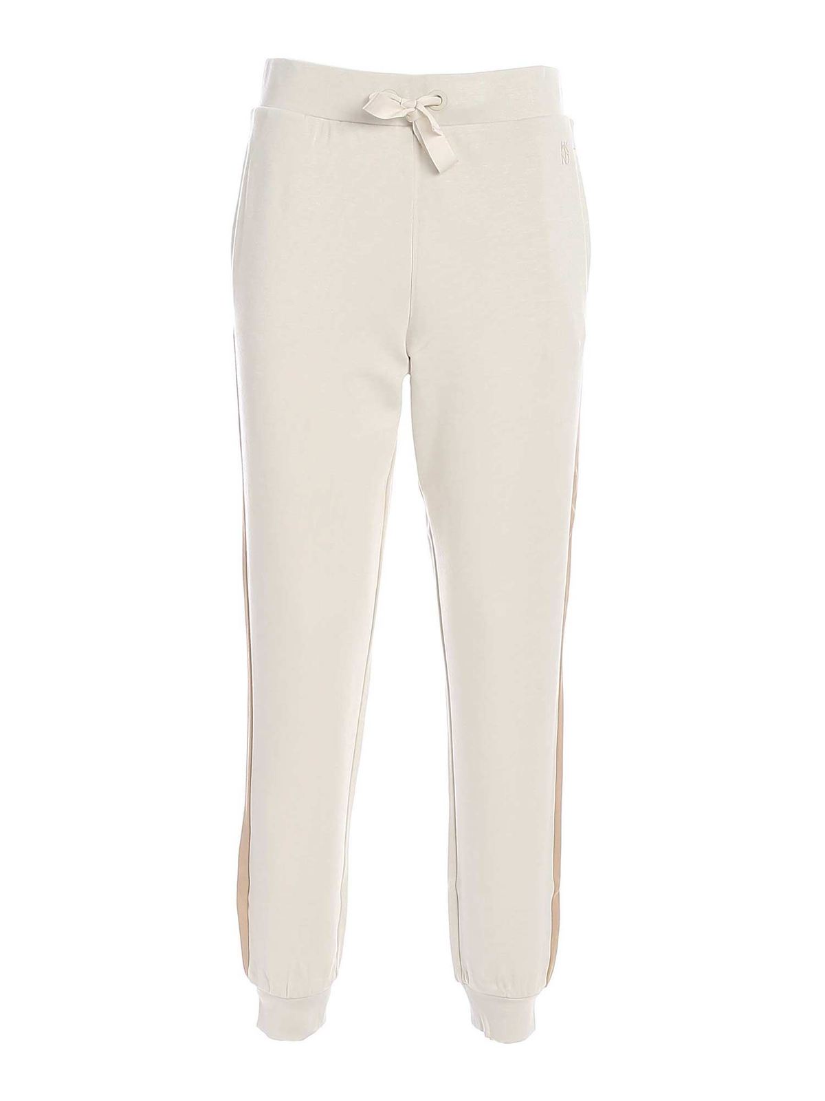 Tracksuit bottoms Weekend Max Mara - Domino pants in ivory color ...