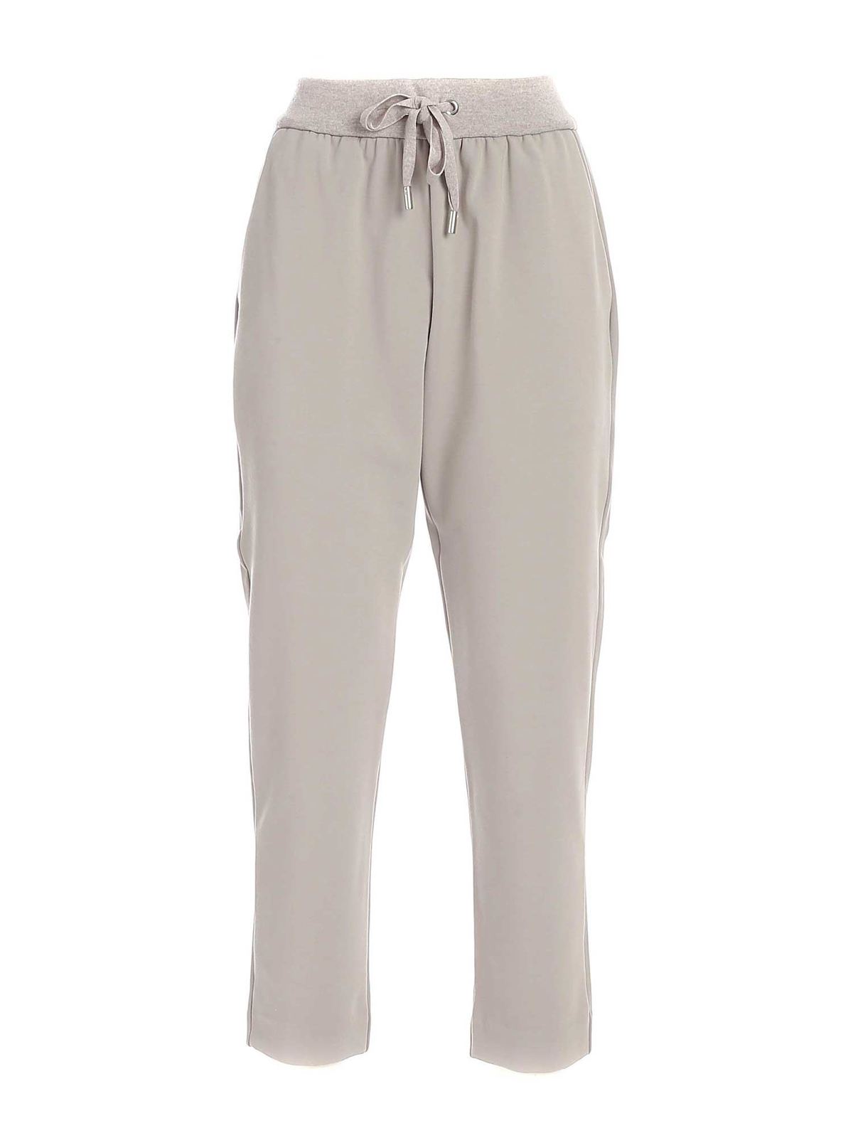 Tracksuit bottoms Le Tricot Perugia - Jogging pants in grey - 663299E267589