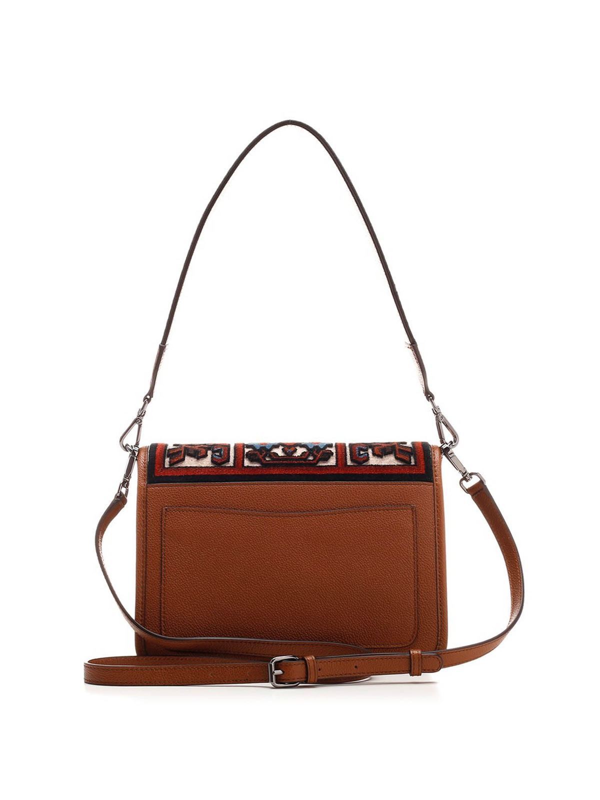 Shoulder bags Etro Rainbow Old School bag in brown 1H97370218000