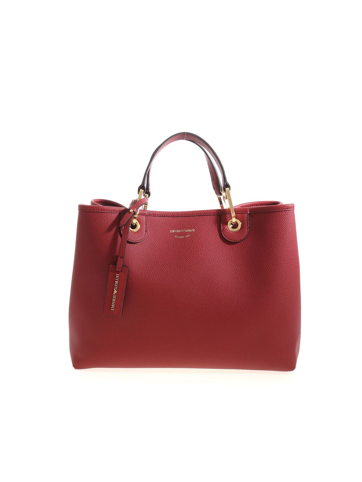 Totes bags Emporio Armani - Red branded handbag - Y3D165YFO5B82244