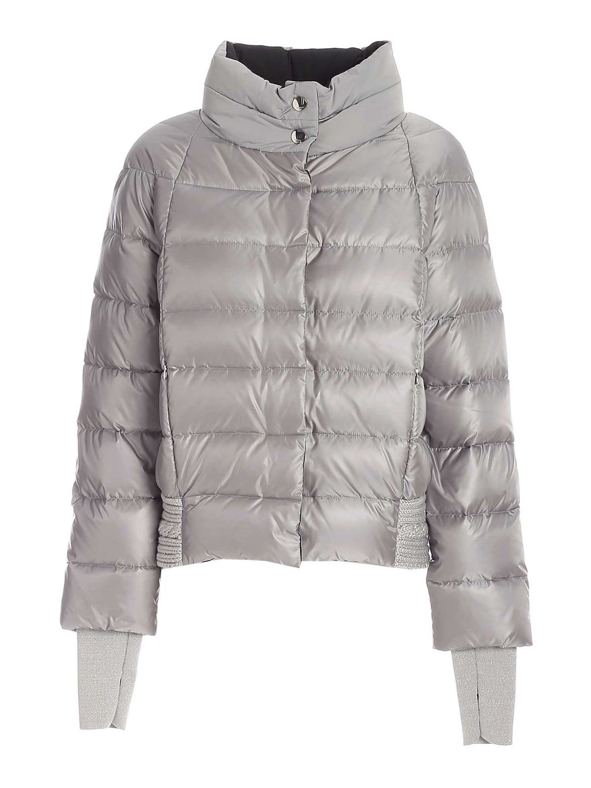 high collar down coat