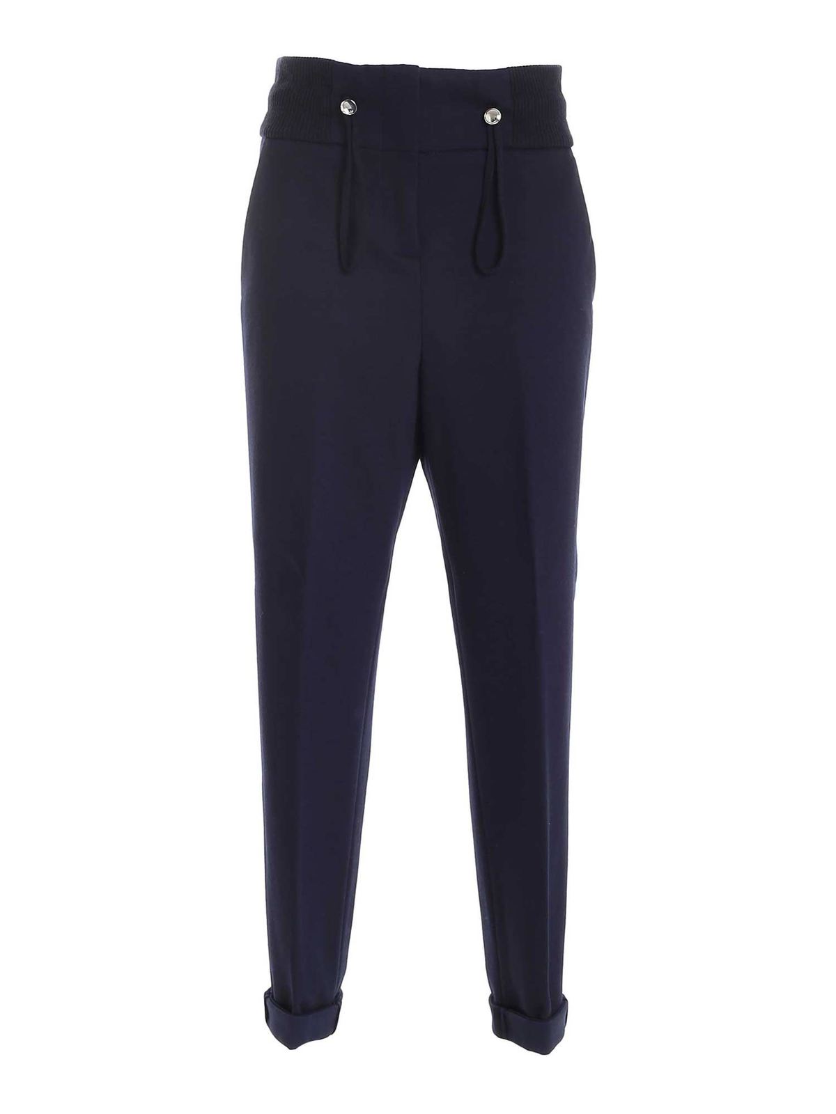Click to view more detailed imagery on our partner's website Peserico Drawstring Pants In Blue