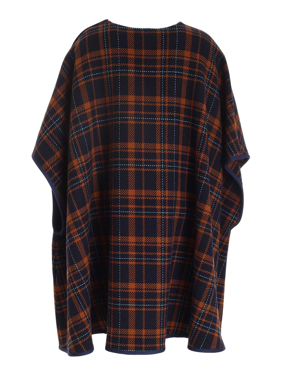 Capes & Ponchos Ballantyne - Tartan cape in blue - TLM001QWC0873664