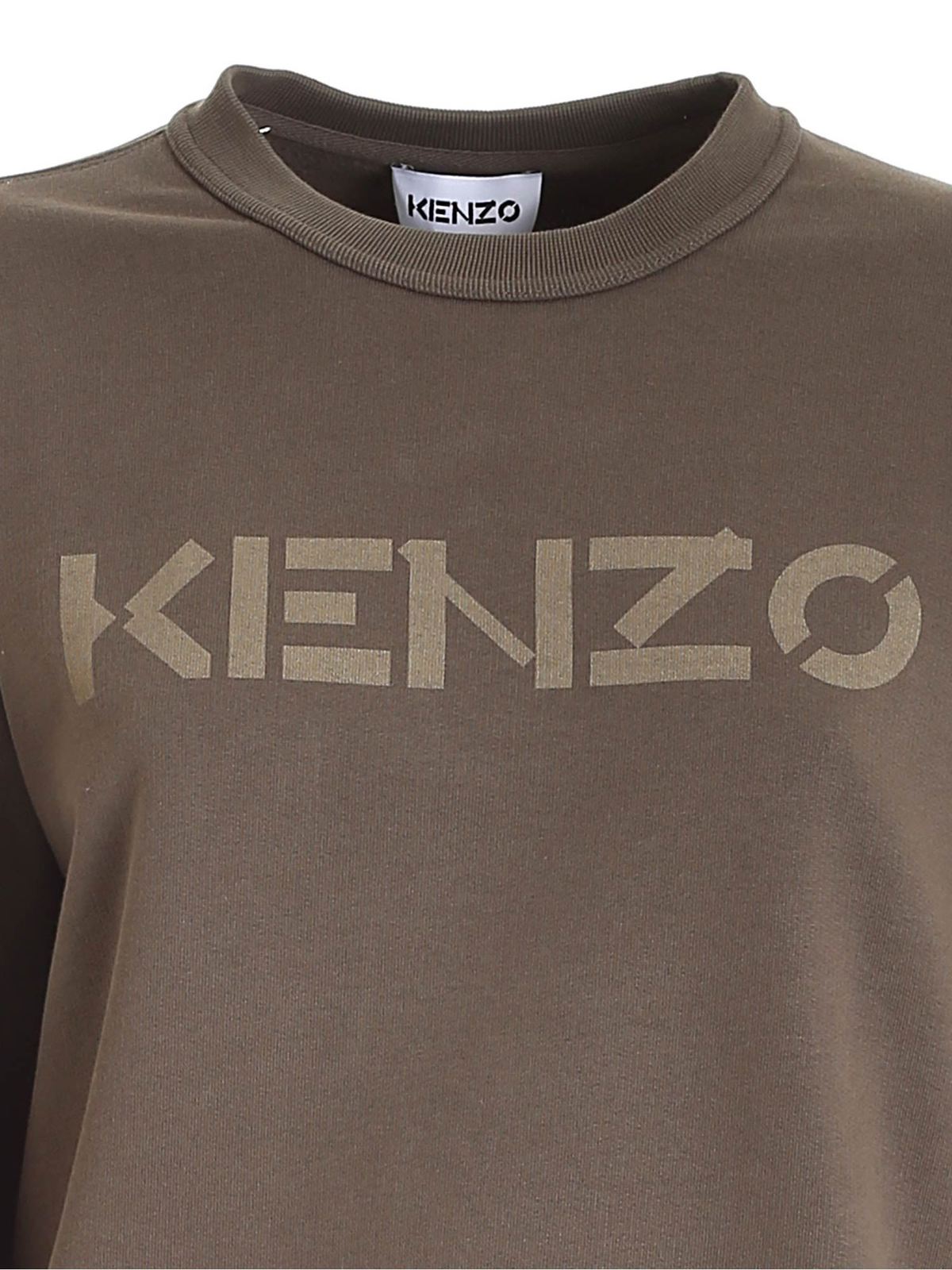 Sweatshirts & Sweaters Kenzo - Logo print sweatshirt in Military 