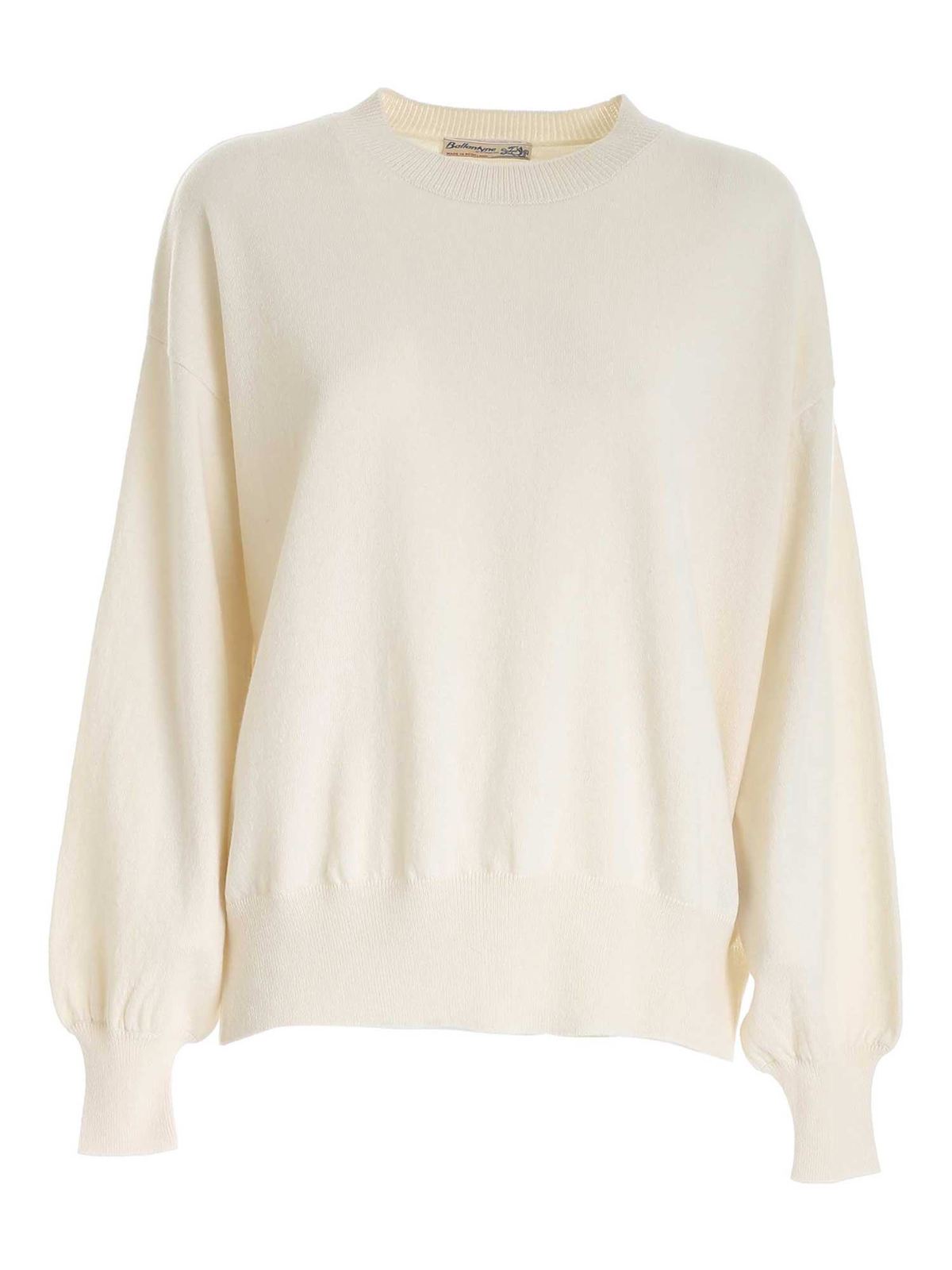 Click to view more detailed imagery on our partner's website Ballantyne Crewneck Sweater In White