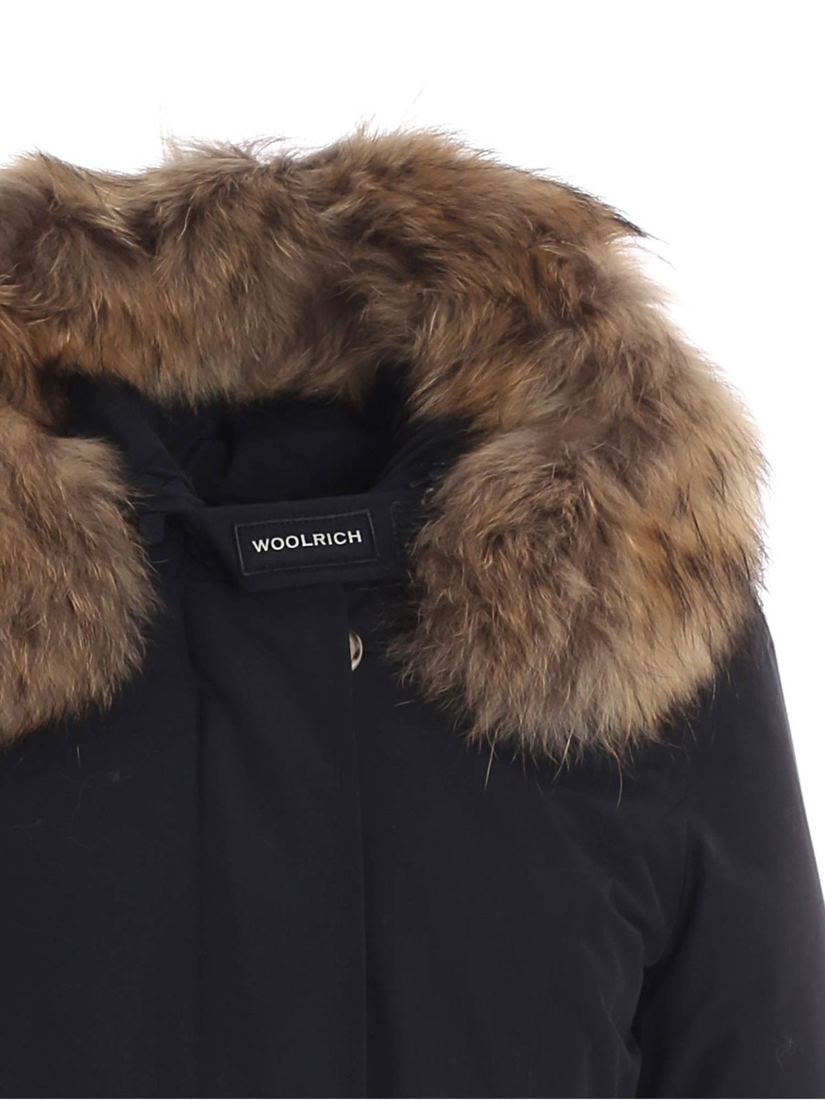 Padded coats Woolrich - Artic Racoon parka in blue - CFWWOU0538FRUT0001DKN