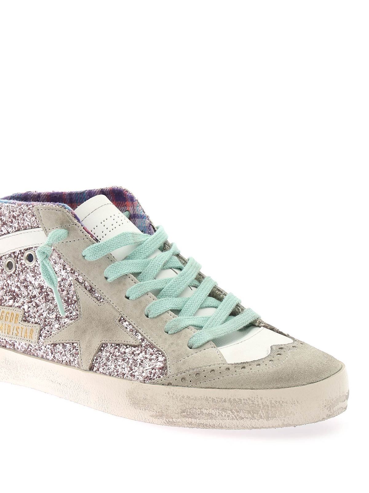 Trainers Golden Goose - Mid Star Classic sneakers in pink glitter ...