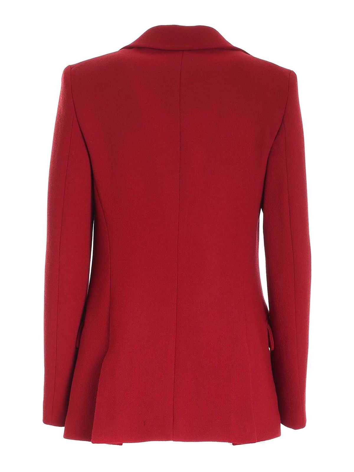 dark red blazers