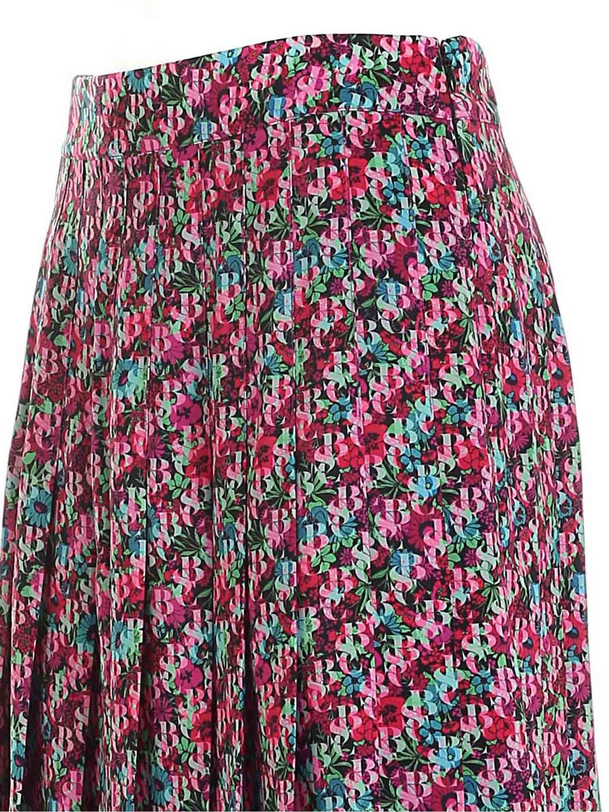 Mini skirts See by Chloé - Logo skirt in fuchsia - CHS21WJU040269CB