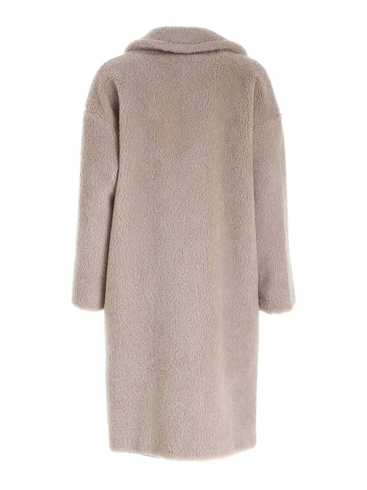 Knee length coats Weekend Max Mara - Salmone coat in beige - 50160913000005