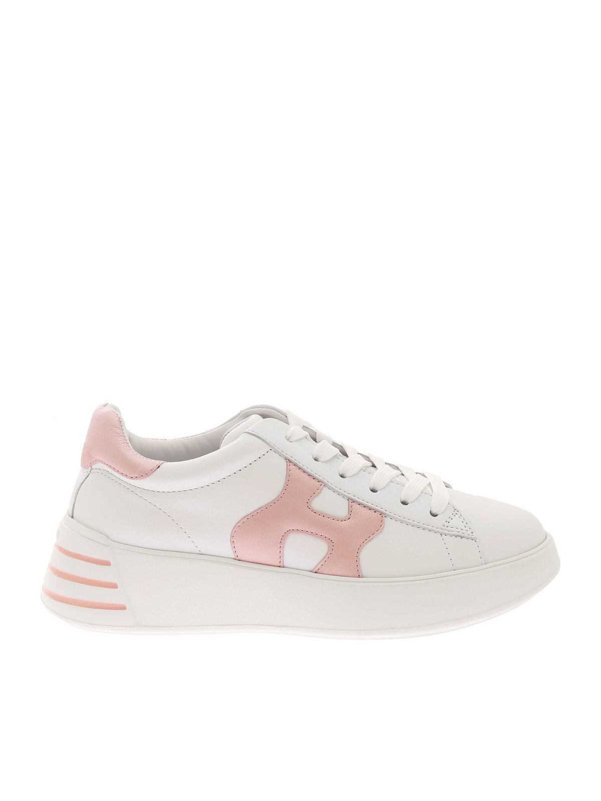 Trainers Hogan - Rebel H564 sneakers in white and pink - HXW5640DN61Q5M0RX6