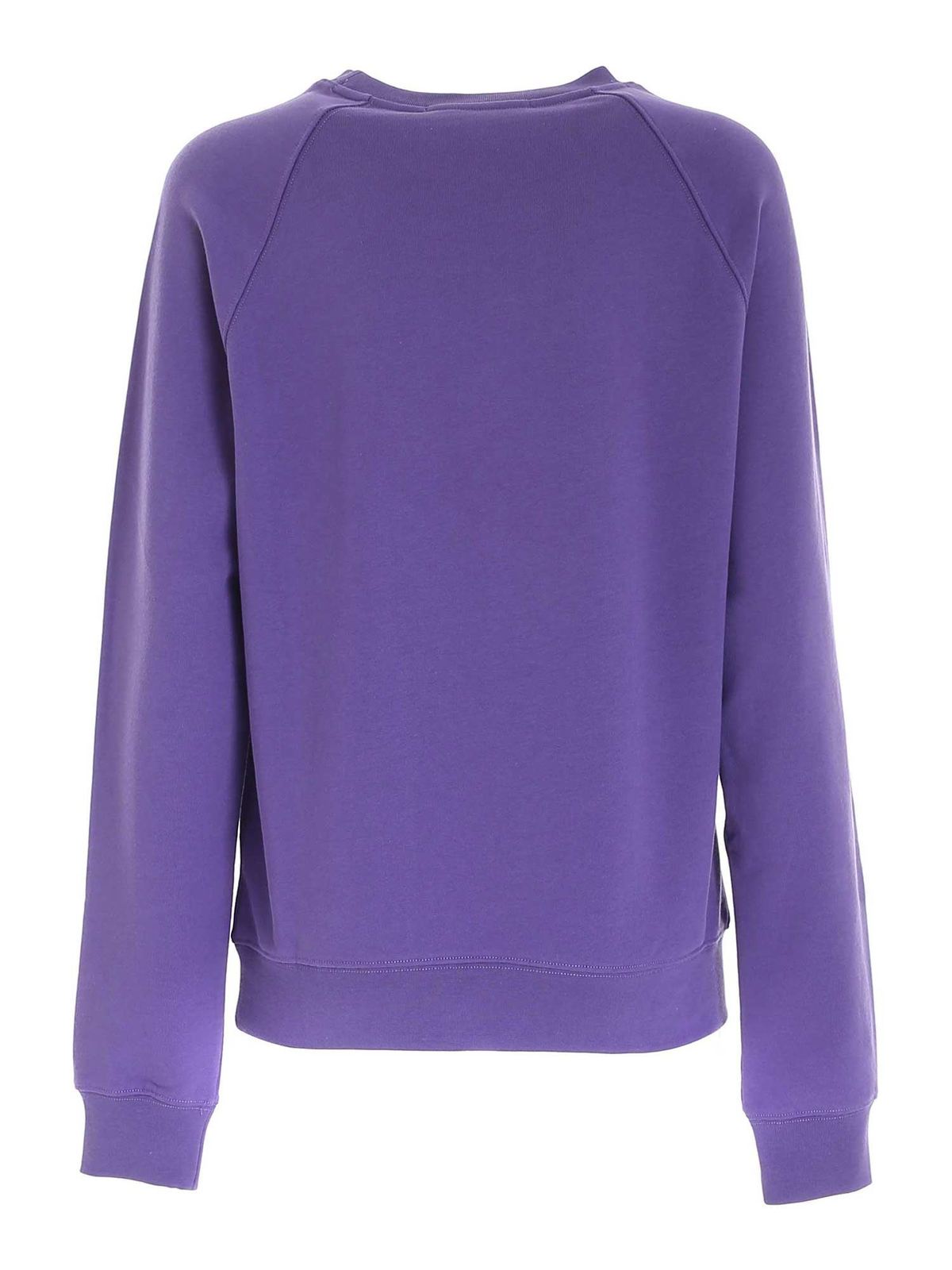 Sweatshirts & Sweaters M.S.G.M. Brushed effect logo sweatshirt in