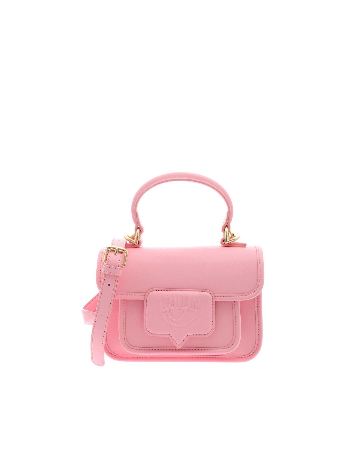 Totes bags Chiara Ferragni - Range D bag in pink - 71SB4BA5ZS132439