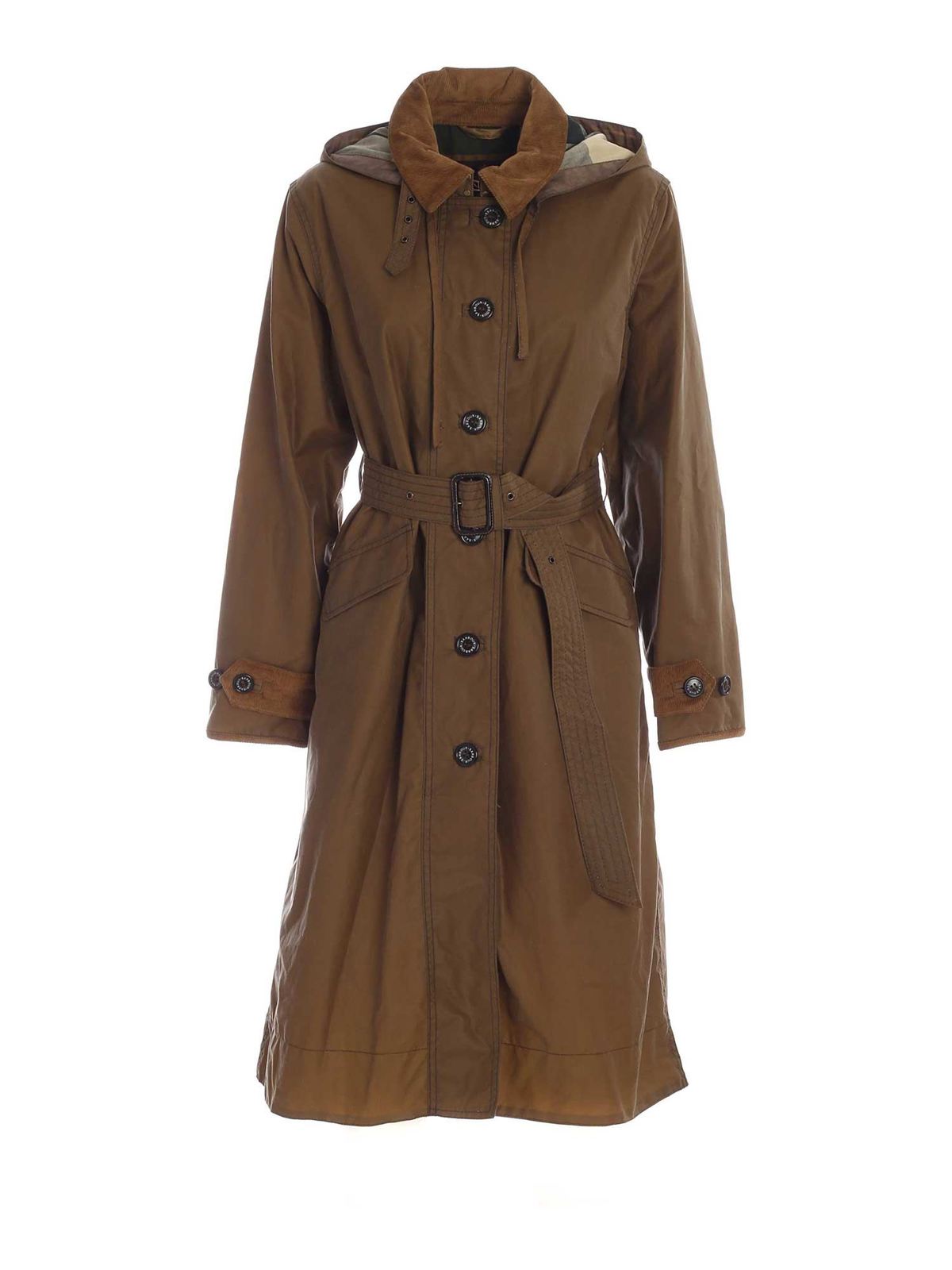 Trench coats Barbour - Alice hooded trench coat in green - LWX1142SN31