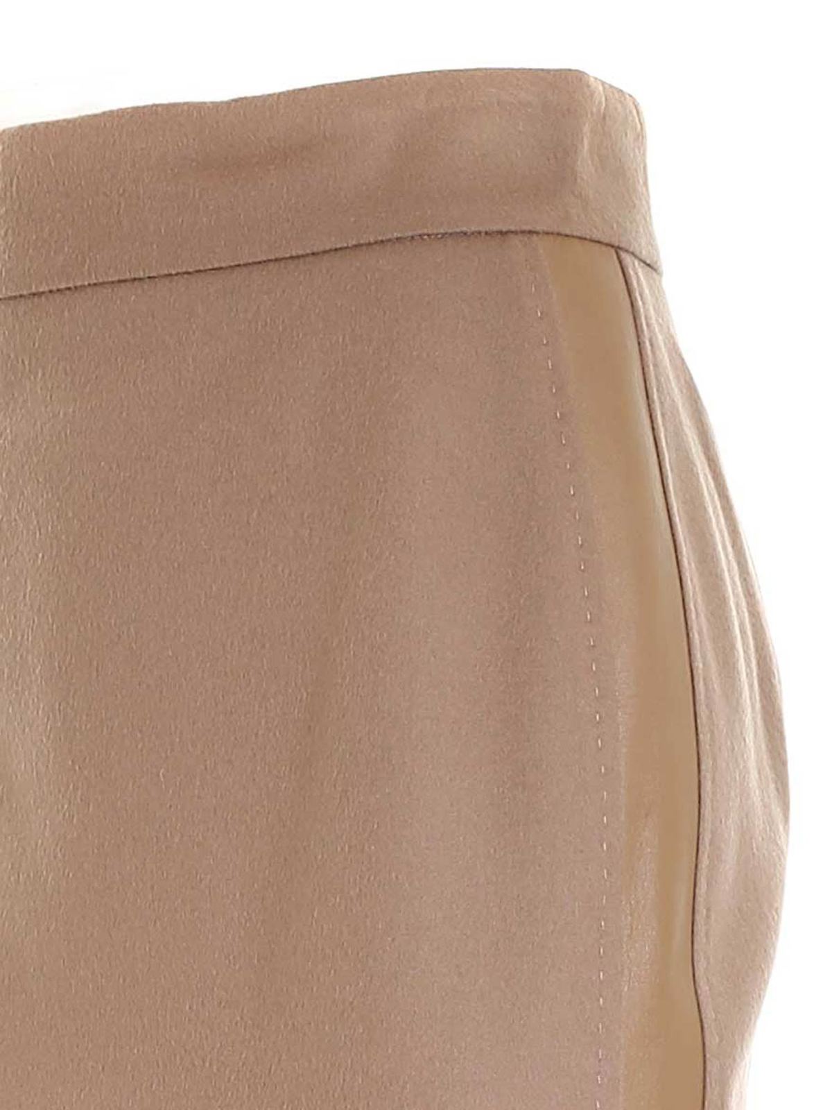 Knee length skirts & Midi Max Mara Studio - Aerosi skirt in camel color ...