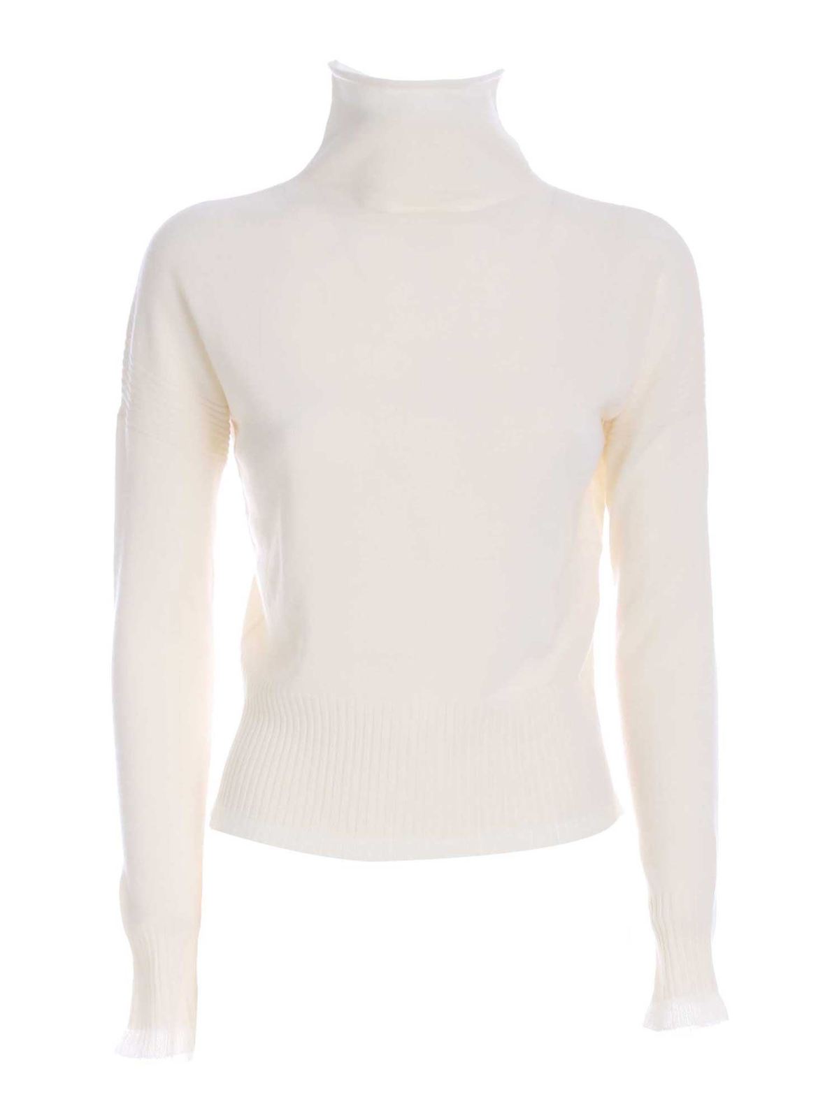 Max Mara Tasso Turtleneck In Cream Color ModeSens