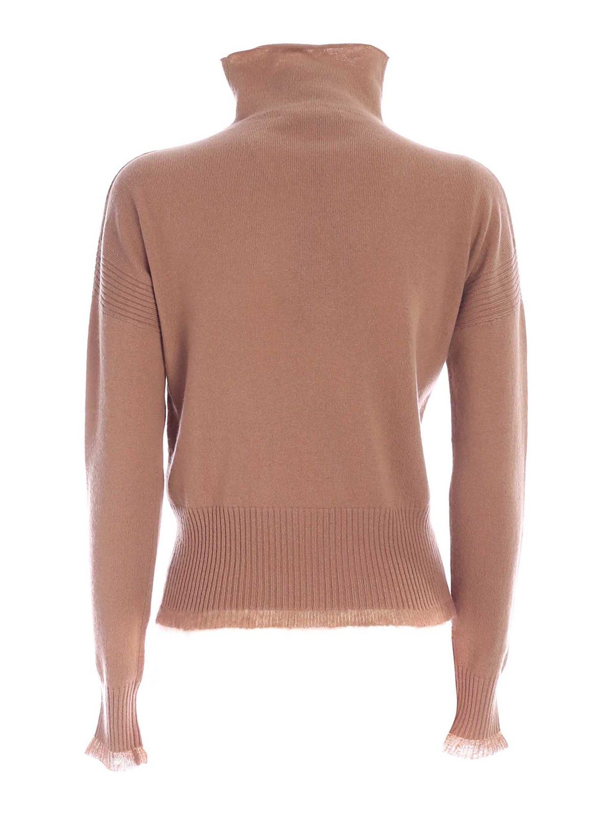 Turtlenecks & Polo necks Max Mara Studio - Tasso turtleneck in camel ...