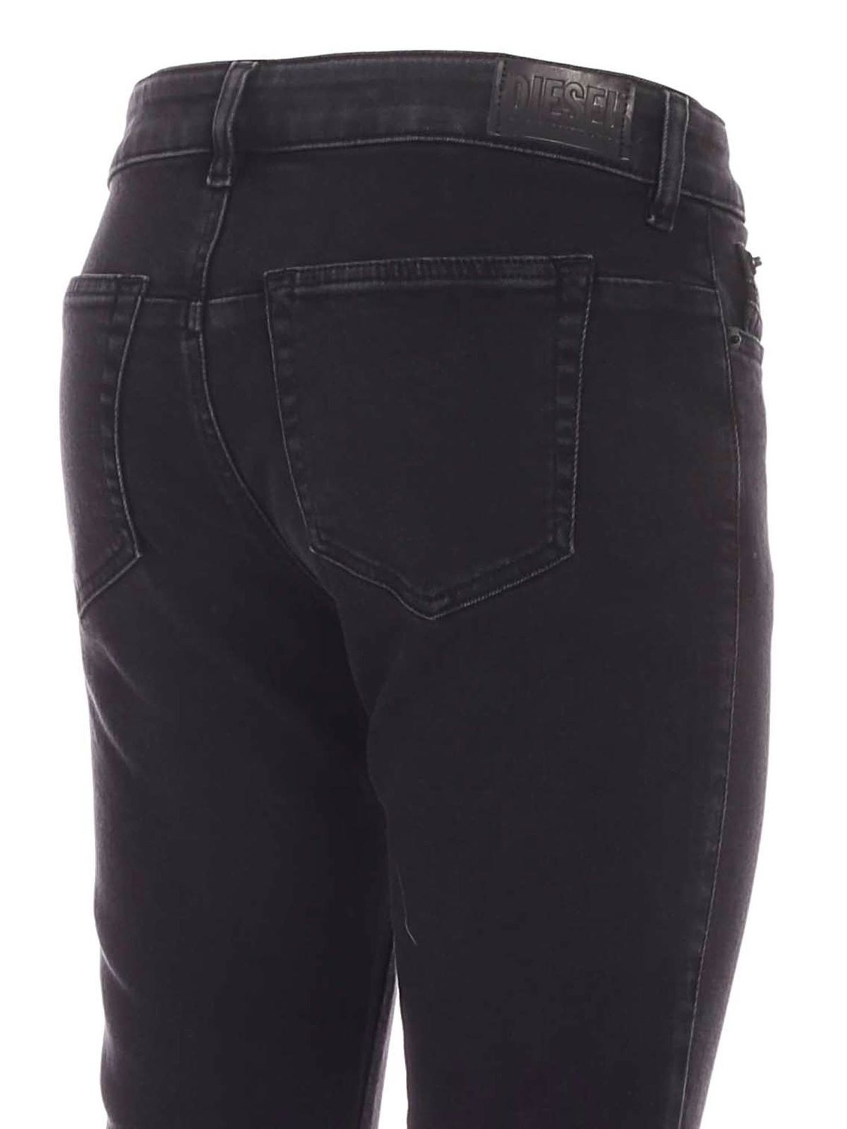 Diesel Sleenker 009DH jeans zwart | Kellyjeans.nl