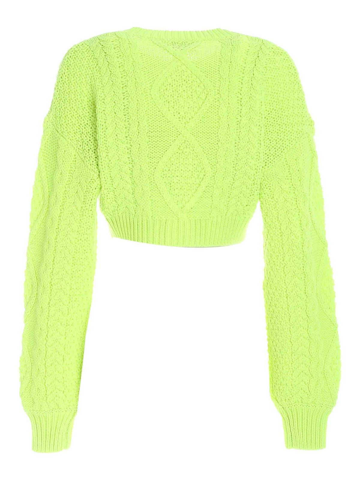 cardigans-chiara-ferragni-cardigan-and-top-set-in-neon-green