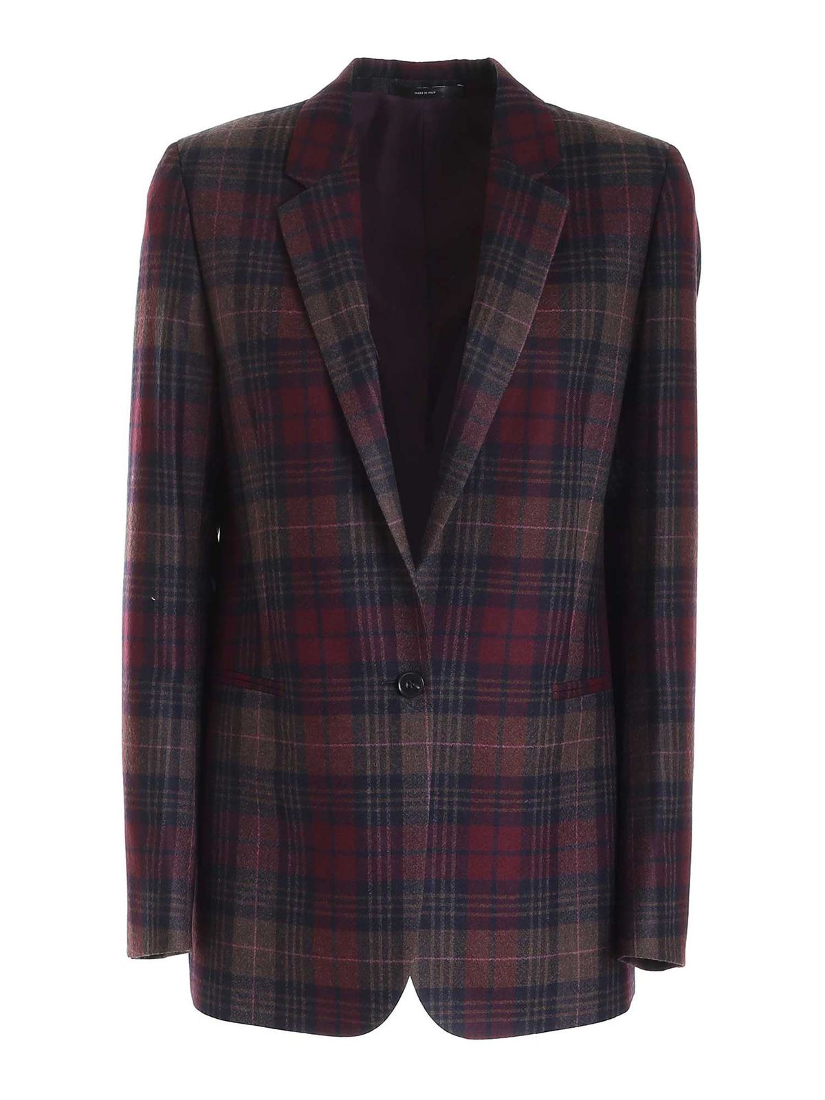 Blazers Paul Smith - Tartan jacket in multicolor - W1R254JAG0012629