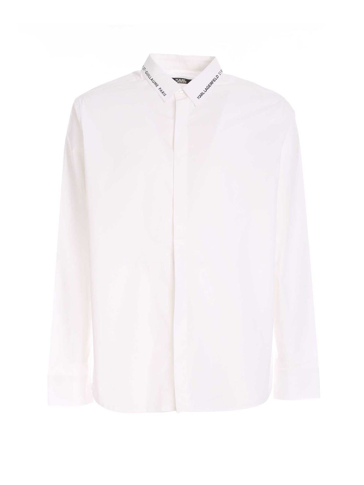 Shirts Karl Lagerfeld - Printed shirt in white - 60591351260010