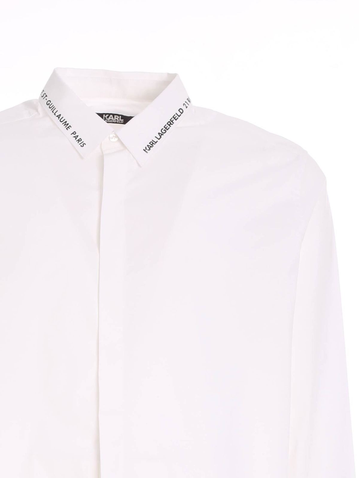 Shirts Karl Lagerfeld - Printed shirt in white - 60591351260010