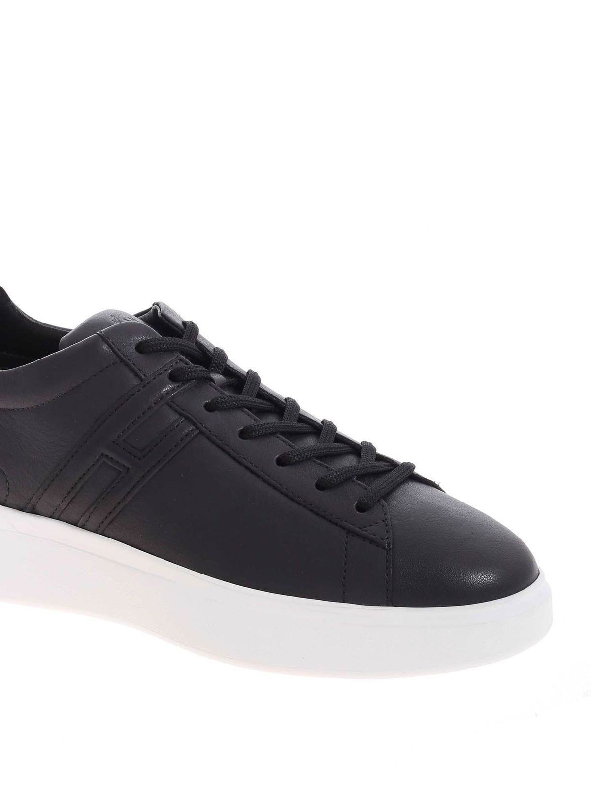 Trainers Hogan - H580 sneakers in black - HXM5800DV40Q7QB804 | iKRIX.com