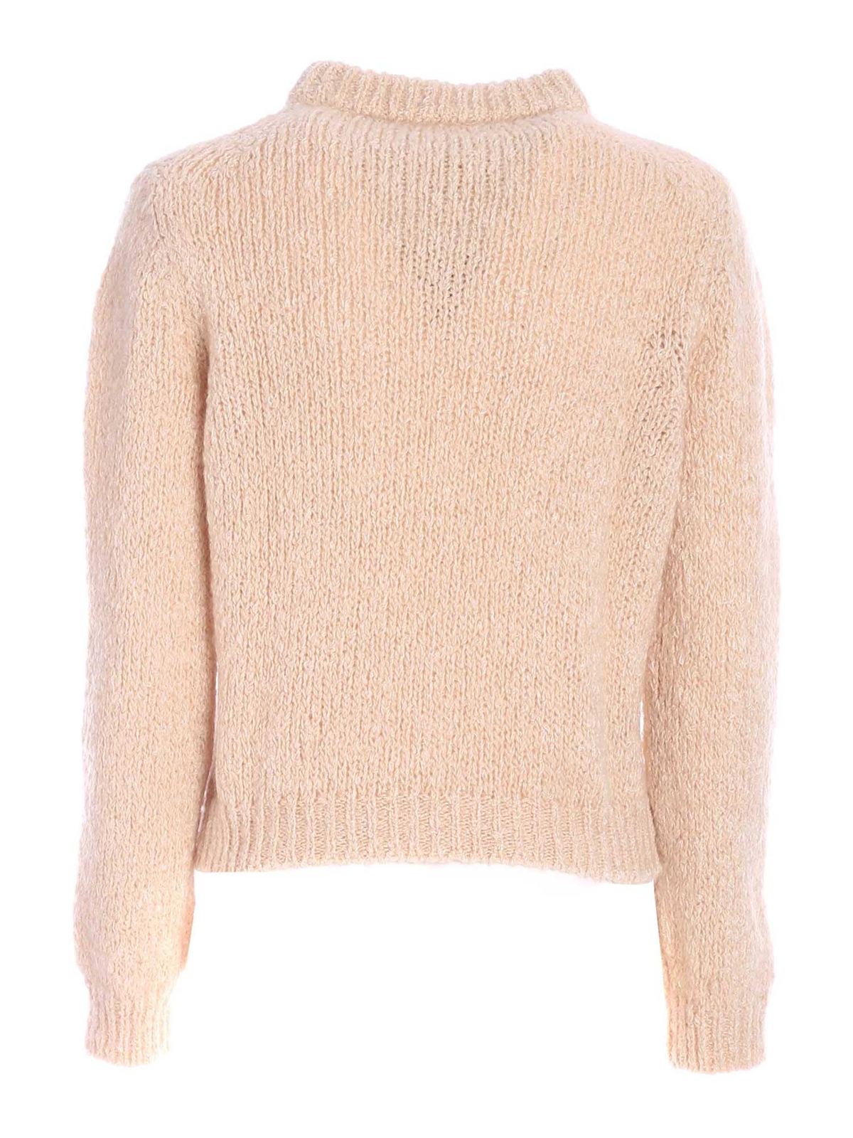 Turtlenecks & Polo necks Les Copains - Sweater in cream color - 0L12816227