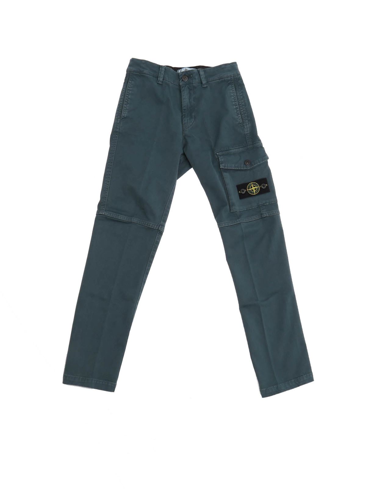 شلوار Stone Island Junior - Logo patch 
