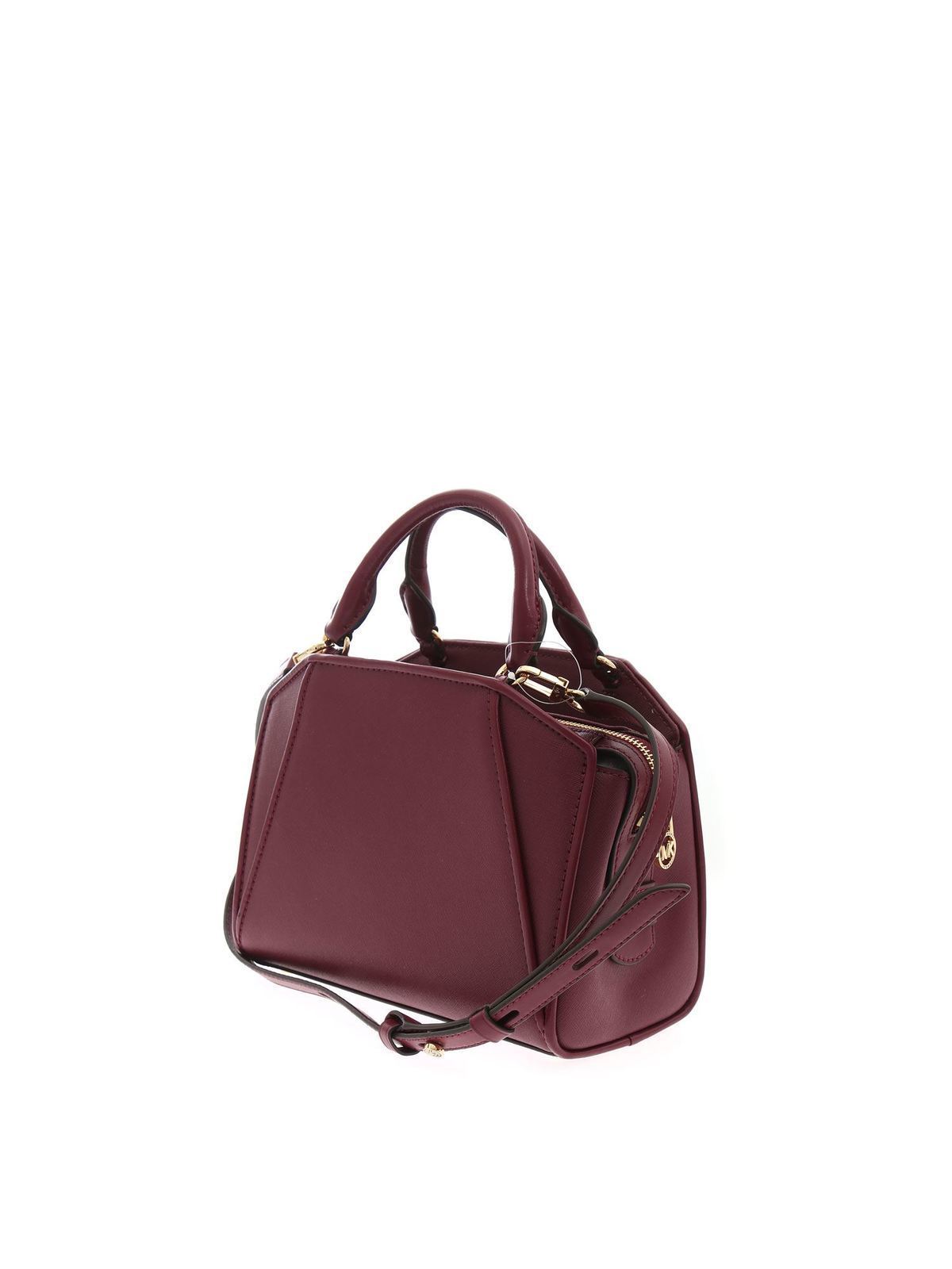 Totes bags Michael Kors - Cleo handbag in purple - 30F1G9CS1LDKBERRY