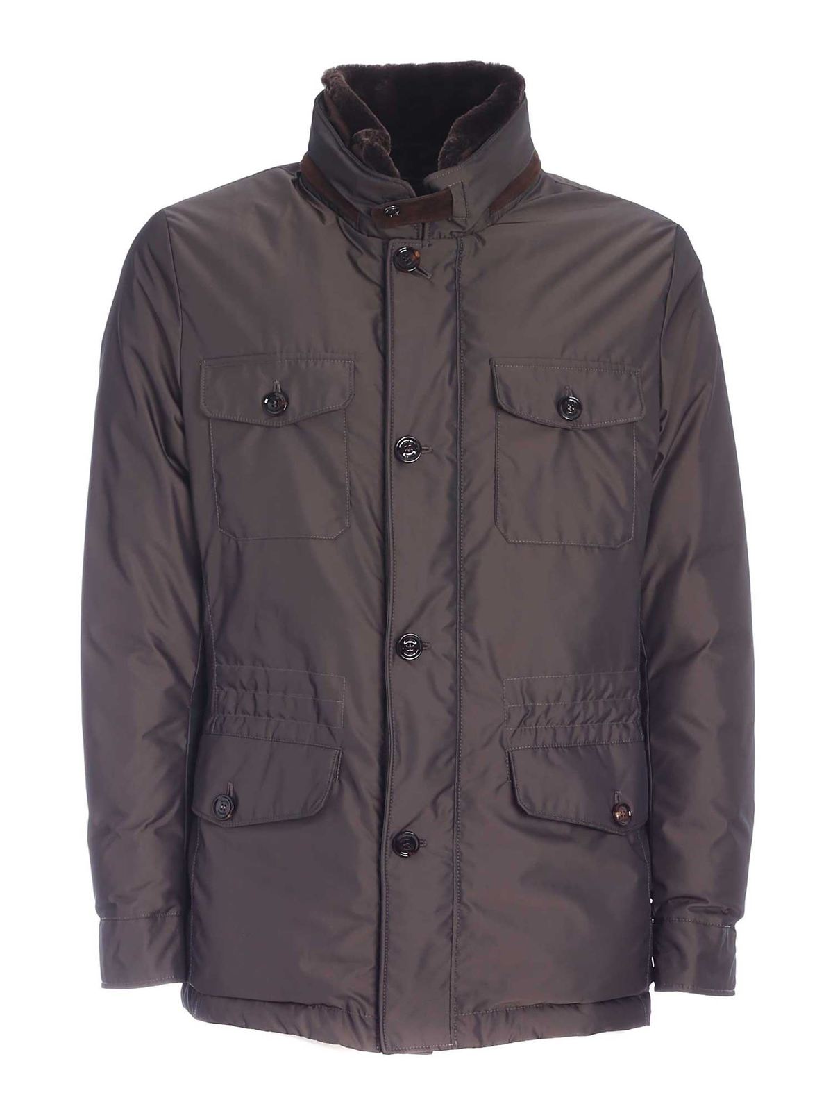 Padded coats Moorer - Bartoli WK down jacket in marmot color