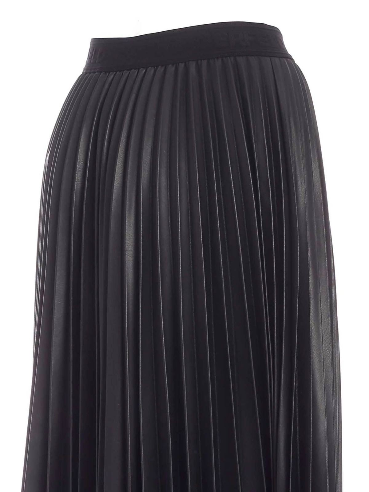 Knee length skirts & Midi Karl Lagerfeld - Pleated midi skirt in black ...