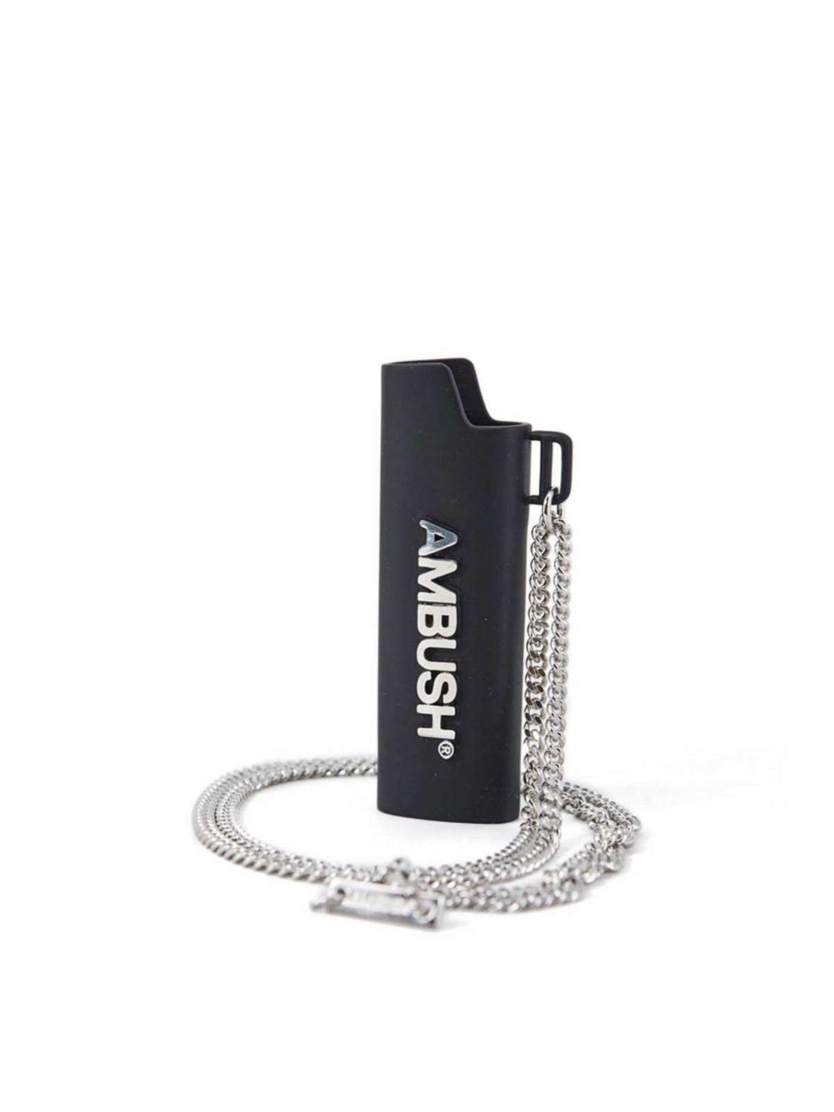 Necklaces & Chokers Ambush Lighter necklace in black and silver