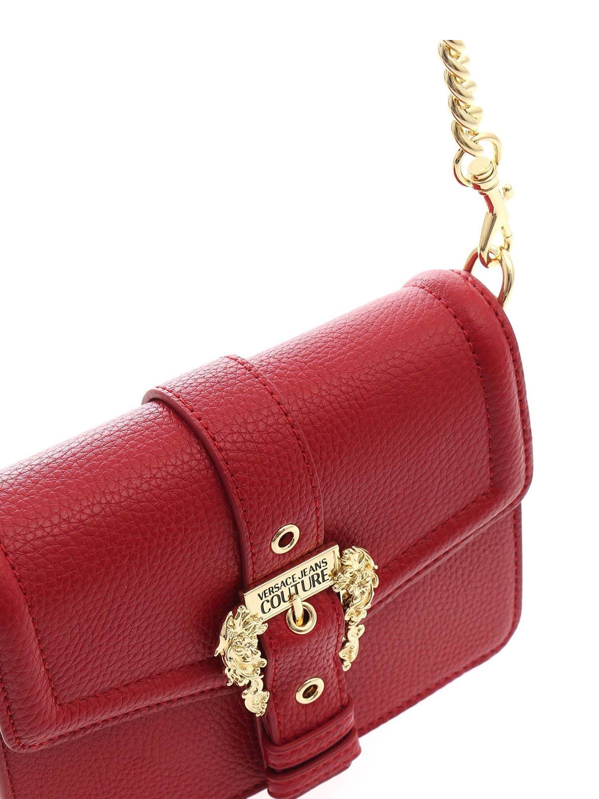 Cross body bags Versace Jeans Couture Baroque buckle crossbody bag in