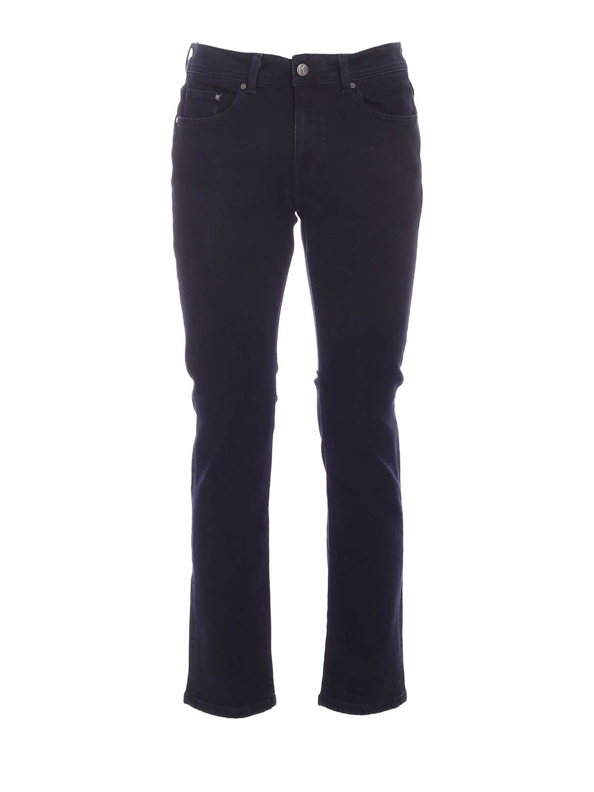 Straight leg jeans Karl Lagerfeld - 5-pocket jeans in dark blue ...