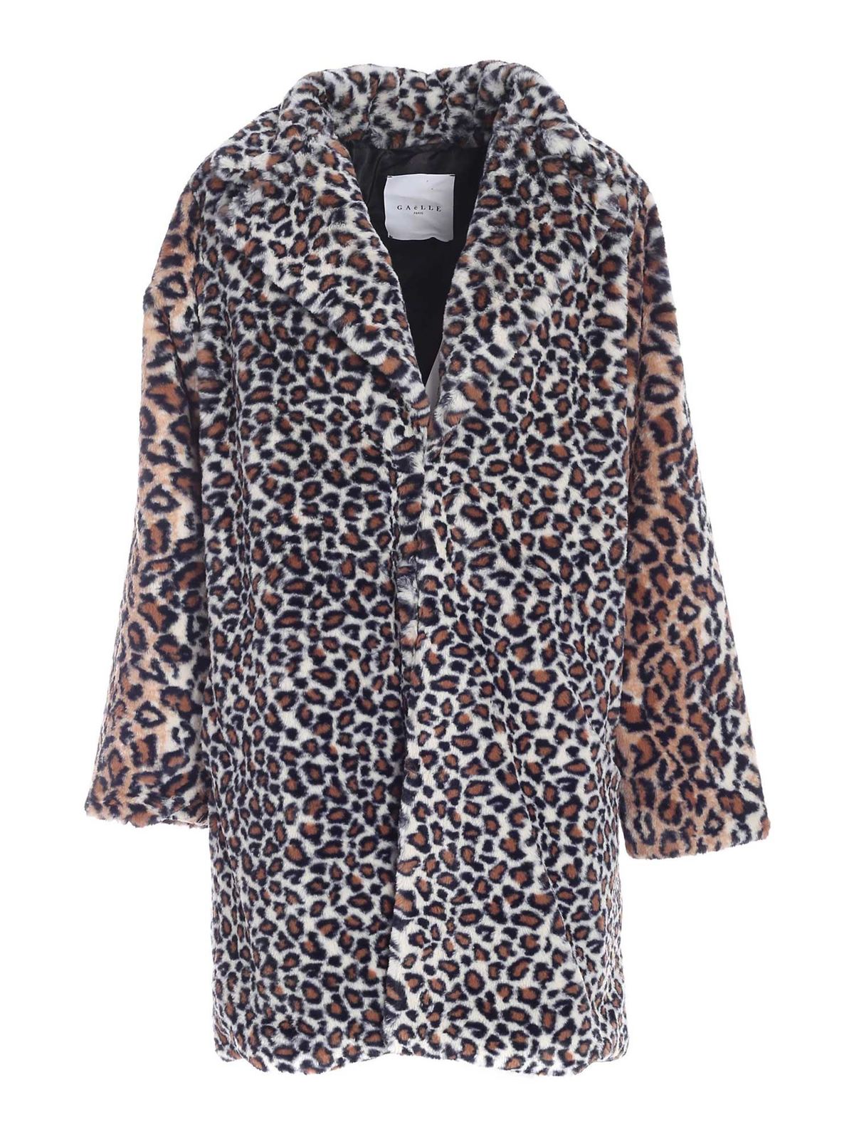 Fur & Shearling Coats Gaelle Paris - Animal print synthetic fur