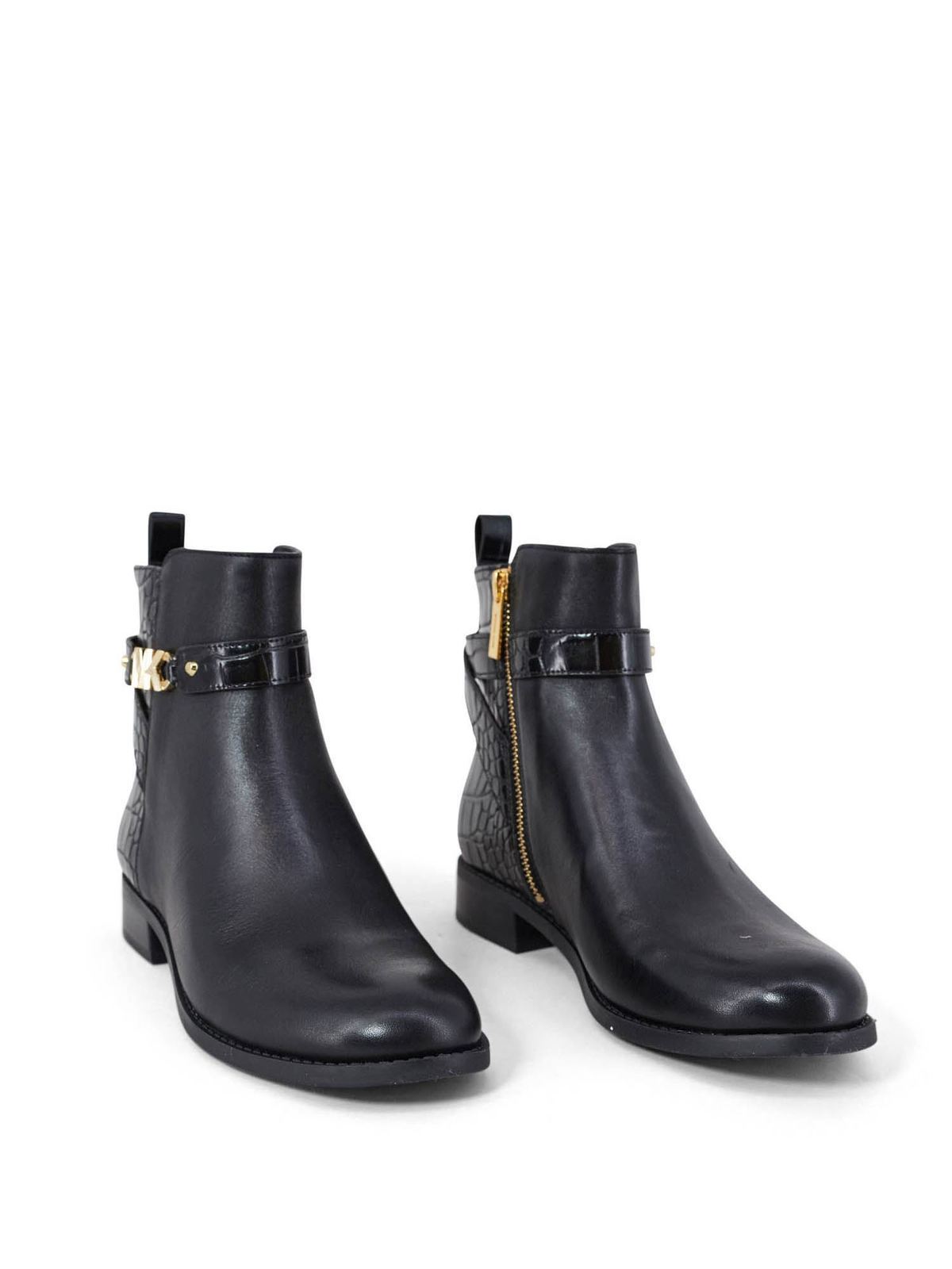 Ankle boots Michael Kors - Farrah Flat ankle boots in black -  40F1FHFE5LBLACK