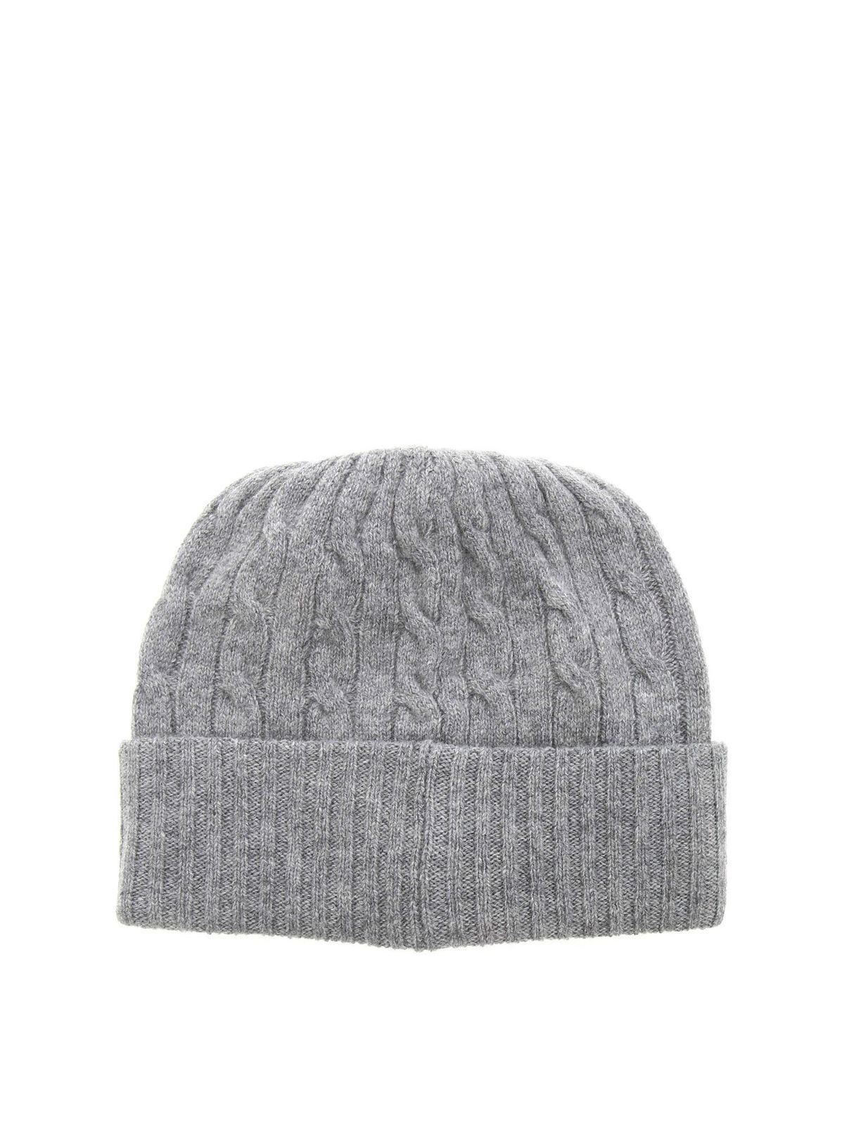 Hats & caps Polo Ralph Lauren - Classiccable cap in grey - 455858396002