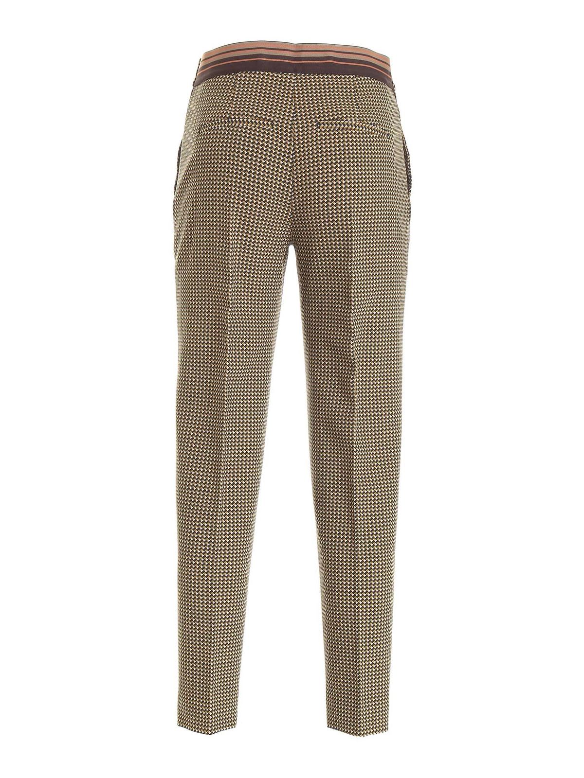 کژوال True Royal - Houndstooth pants in 