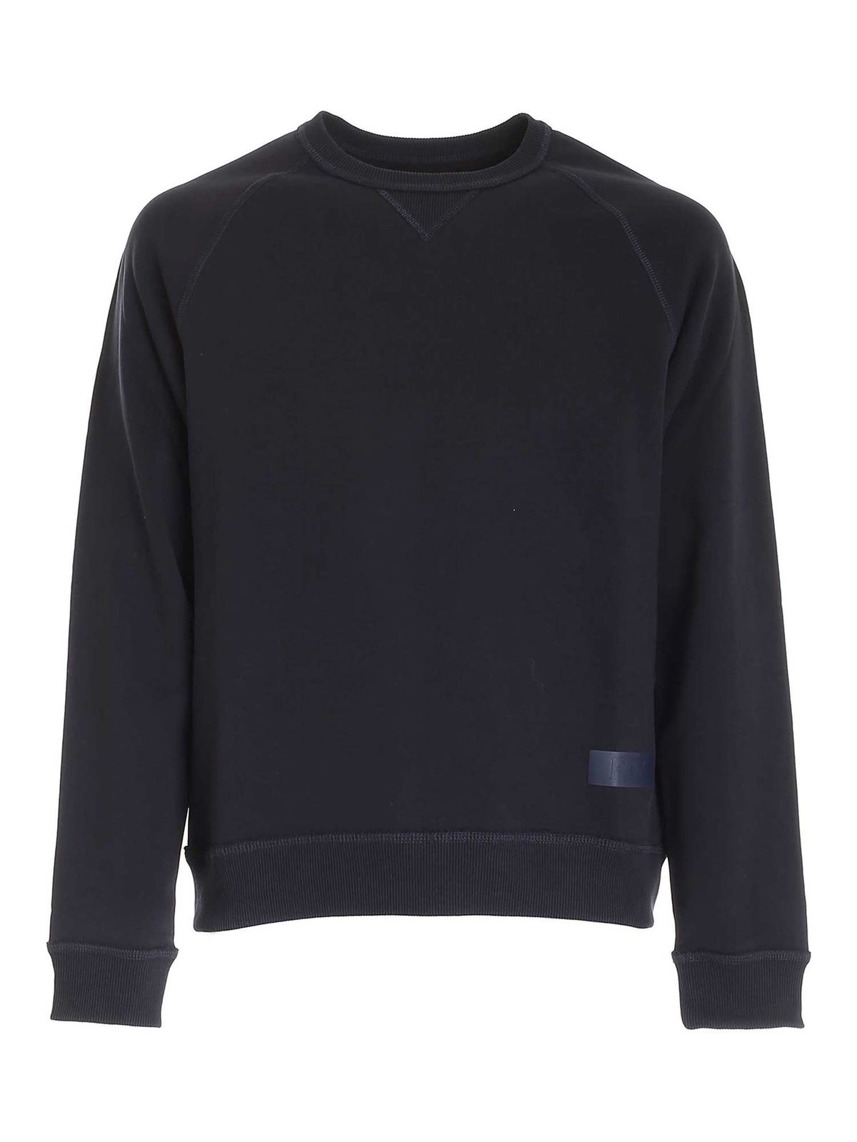 Sweatshirts & Sweaters Fay - Logo sweatshirt in blue - NJMB5431690TQAU807
