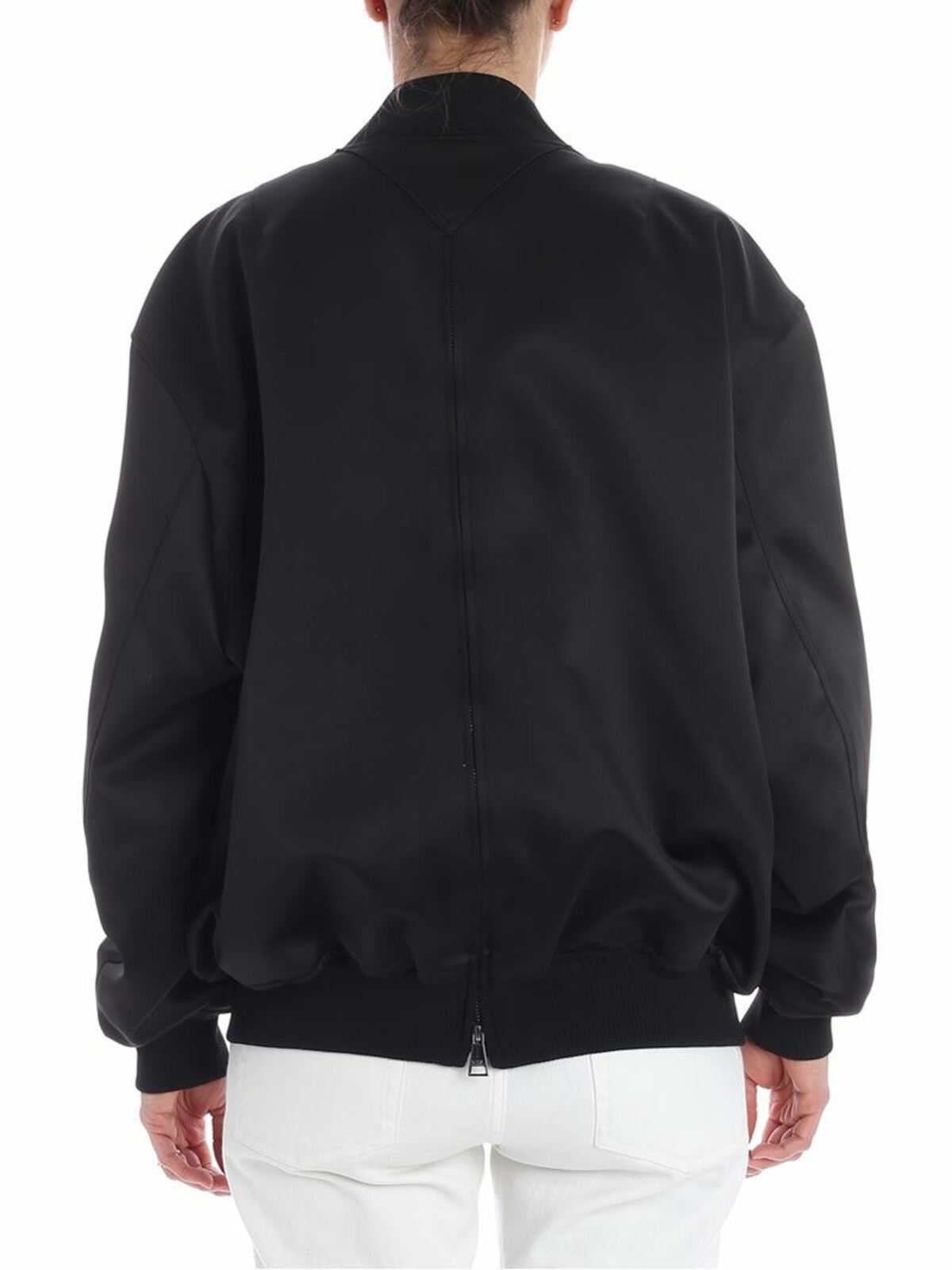 Casual jackets Karl Lagerfeld - Black oversize bomber - 81KW1401999