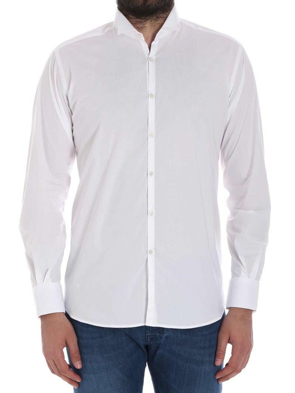 Shirts Karl Lagerfeld - White cotton shirt - 60600668169910 | iKRIX.com