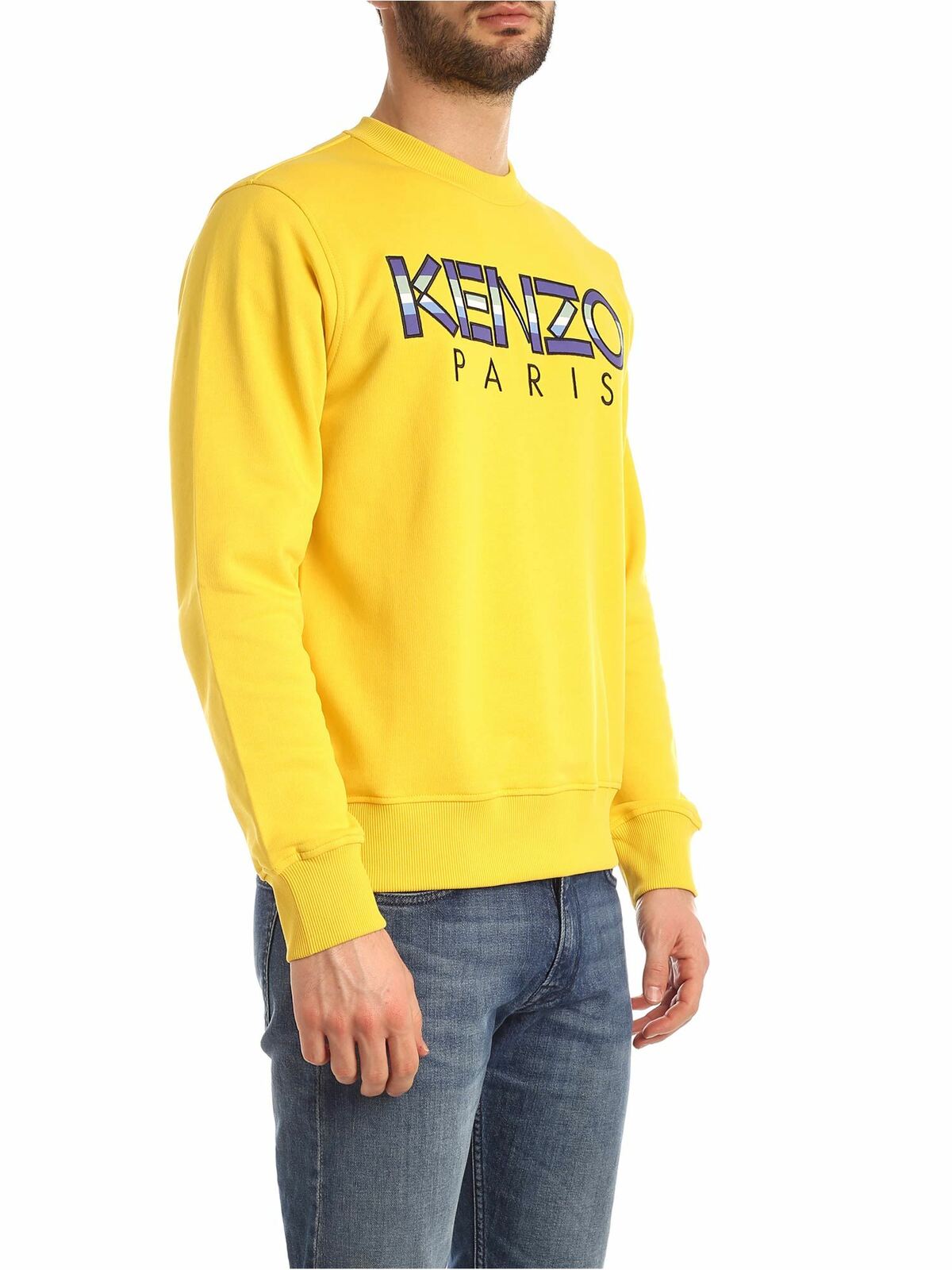 buitenaards wezen wijsheid wagon Sweatshirts & Sweaters Kenzo - Kenzo Paris sweatshirt in yellow -  5SW0004MD39
