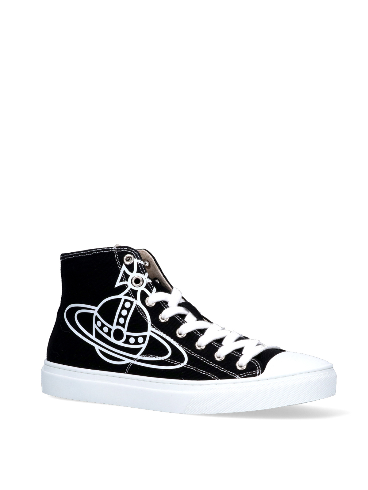Trainers Vivienne Westwood - Plimsoll High Top sneakers in black - 75010001MW0004N401