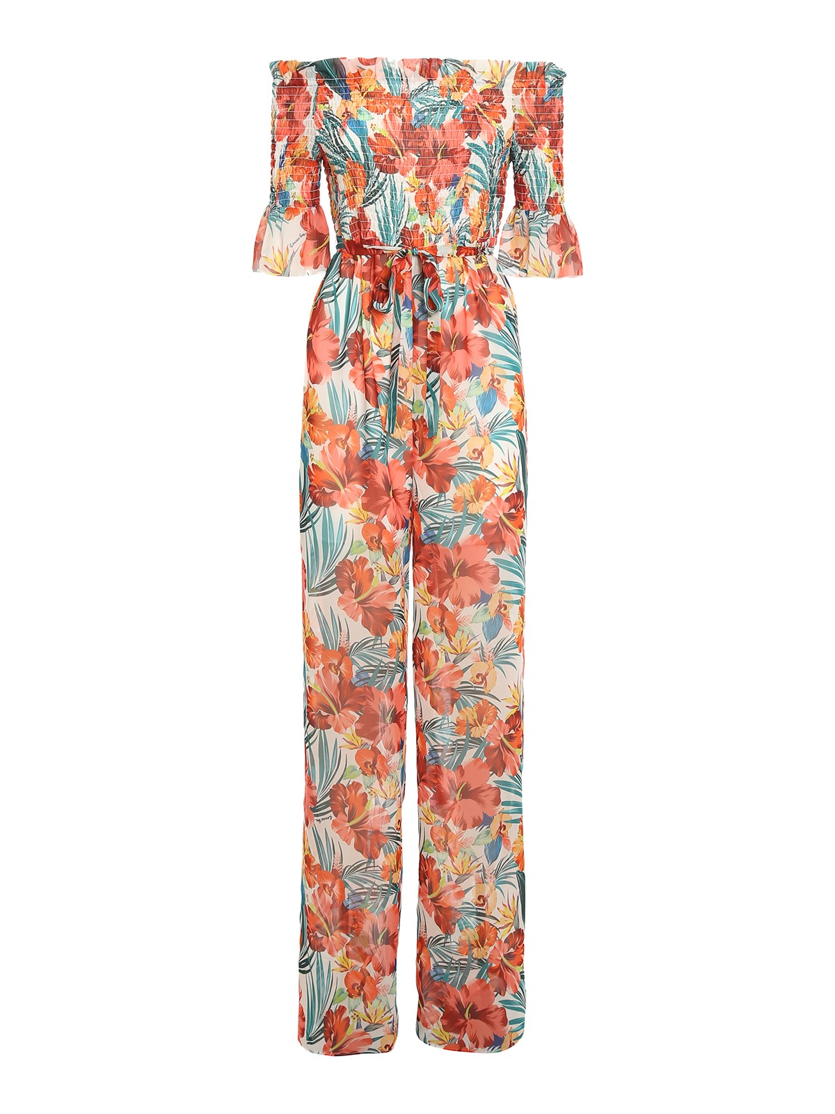 PATRIZIA PEPE JUNGLE PRINTED JUMPSUIT