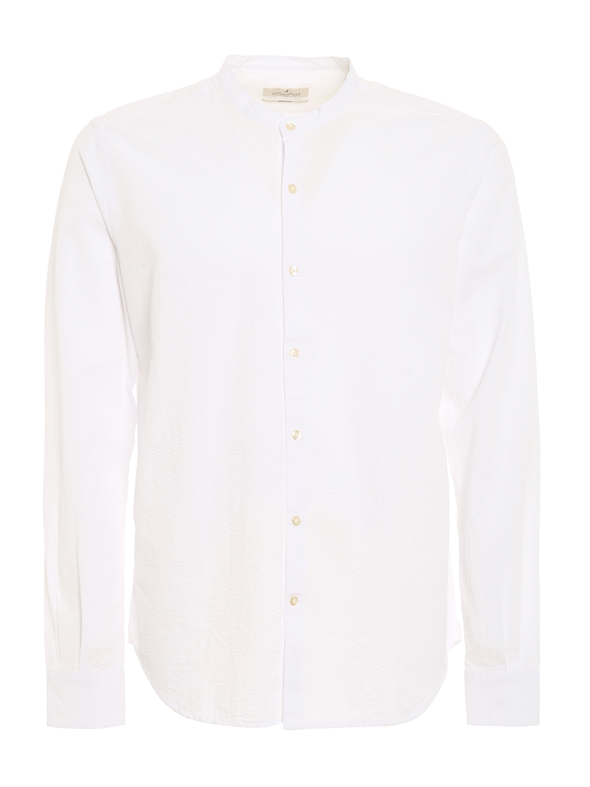 Brooksfield Seersucker Shirt In White