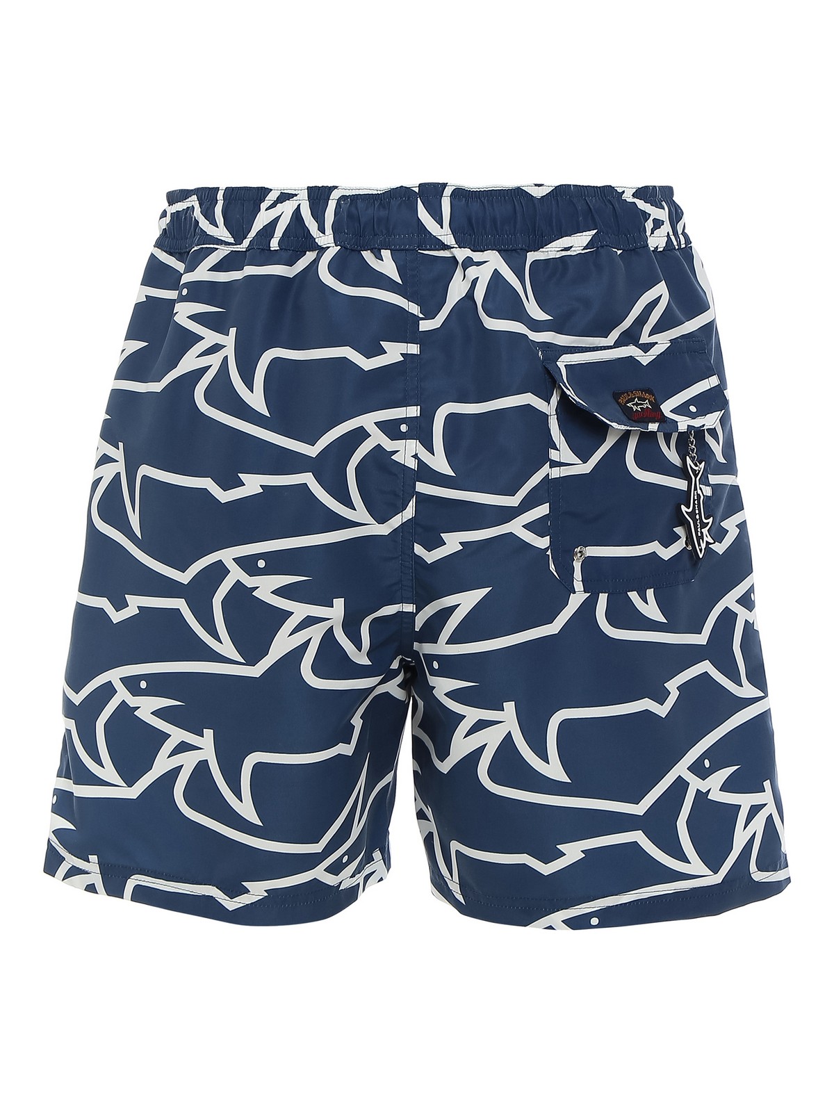 Paul & Shark - Maxi sharks printed swim shorts - Swim shorts & swimming ...