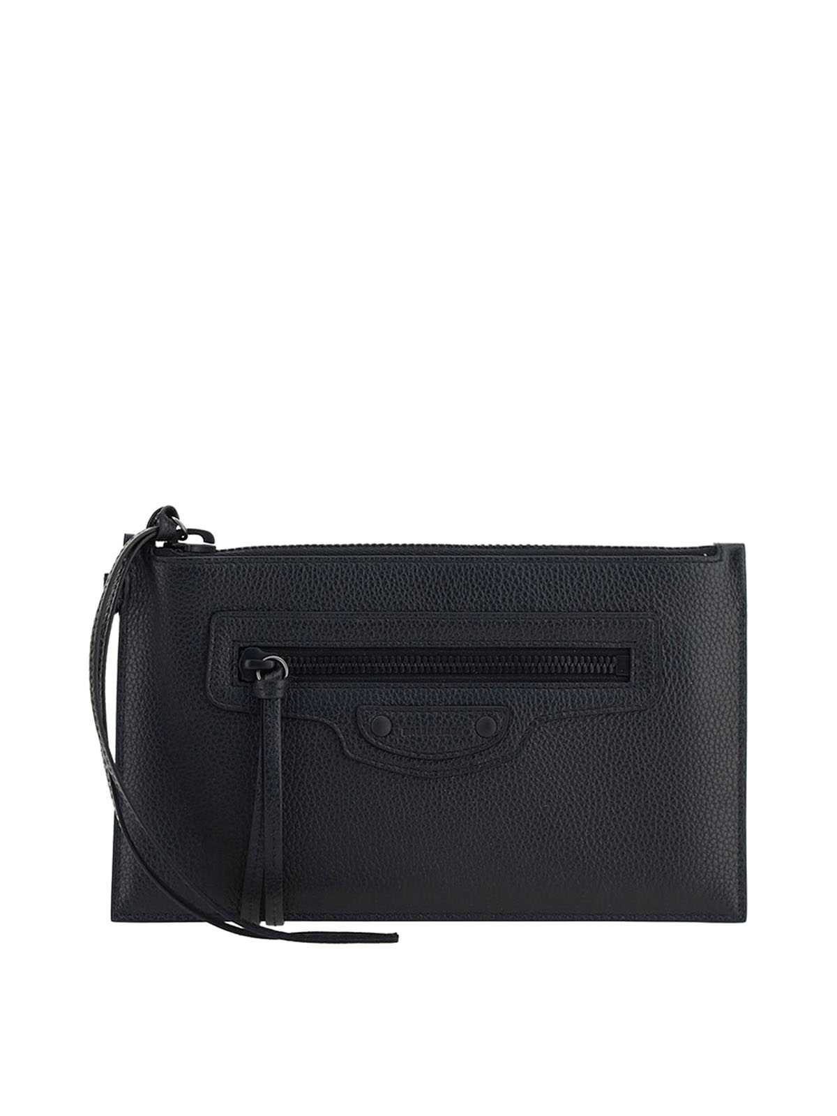 Balenciaga Neo Classic Clutch Bag In Black | ModeSens