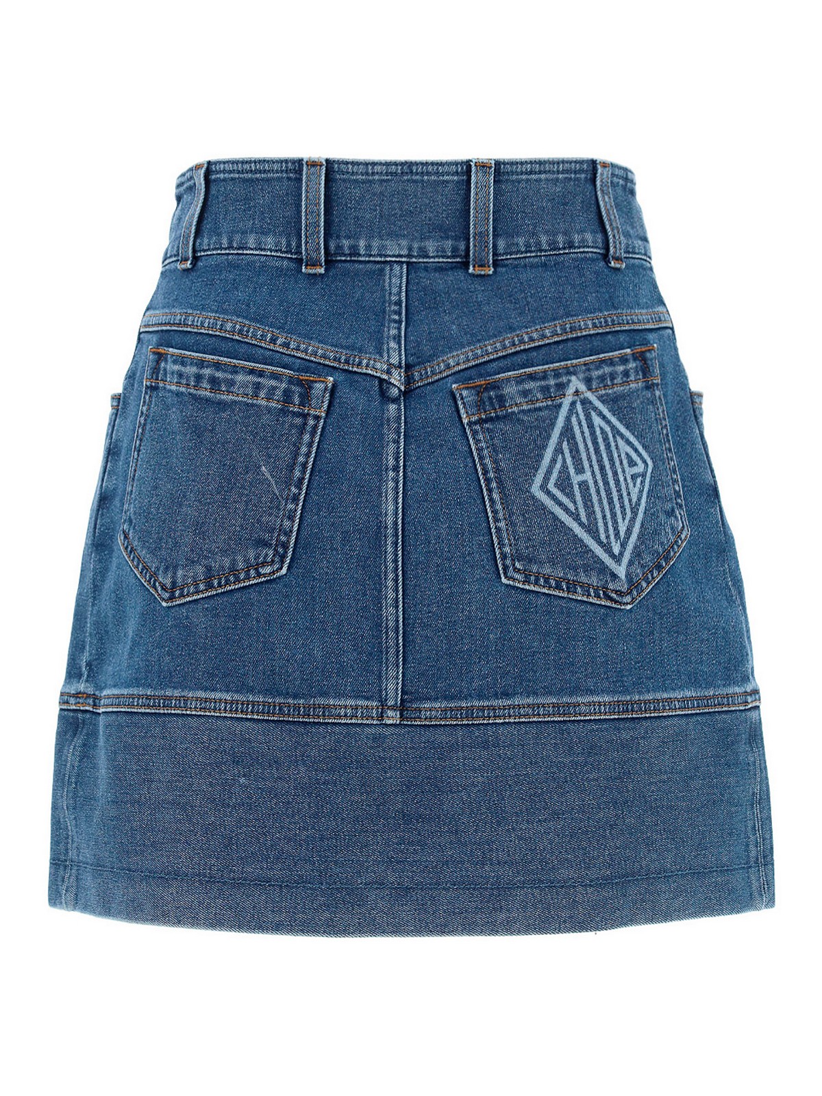 Mini skirts Chloe' - Denim skirt - CHC21UDJ14151485 | Shop online at iKRIX