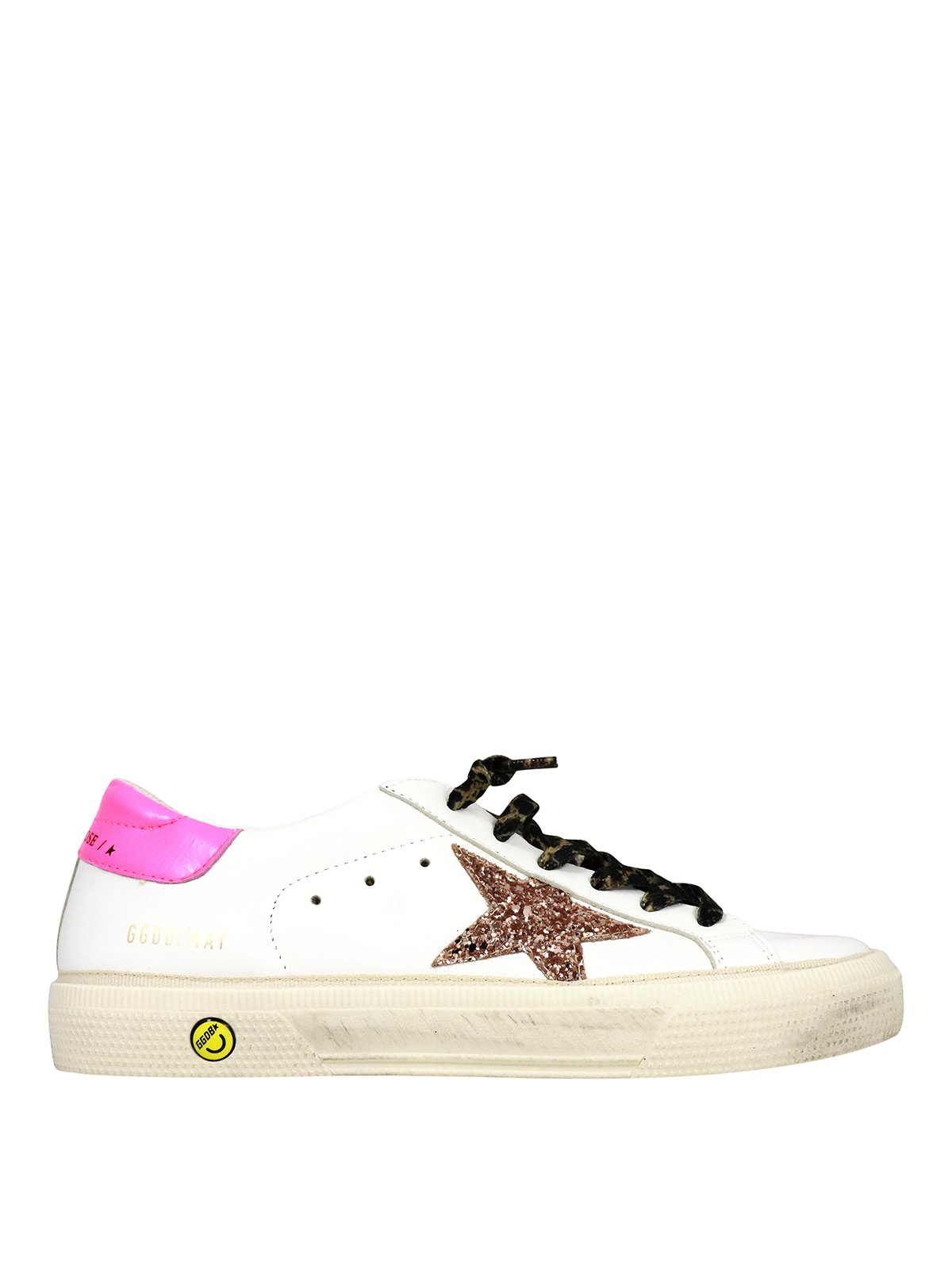 Golden Goose Kids' May Sneakers In White